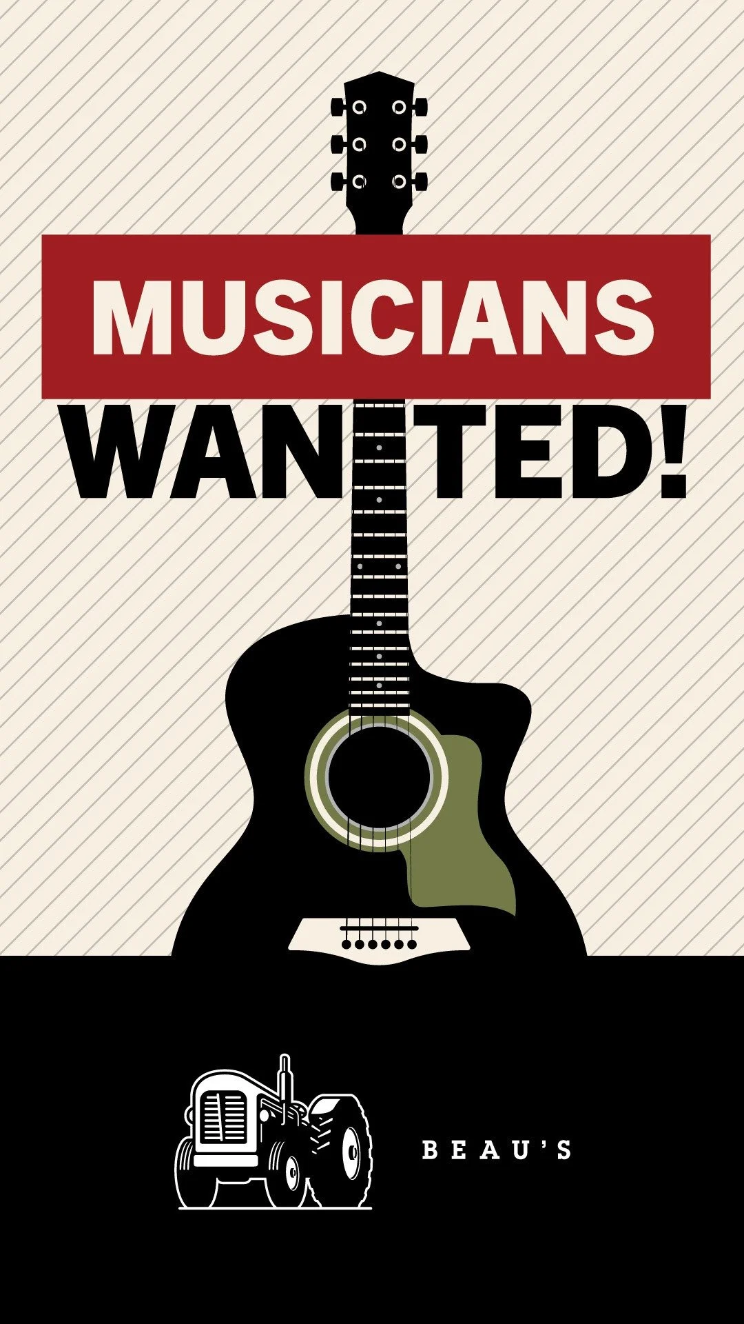 Musicians wanted ad post