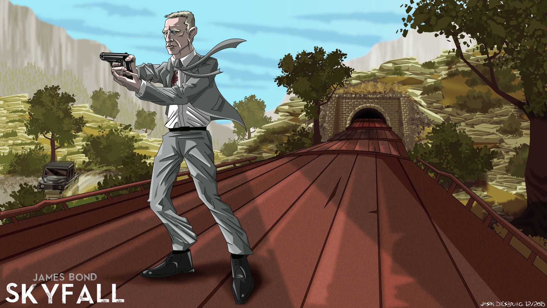 Skyfall illustration