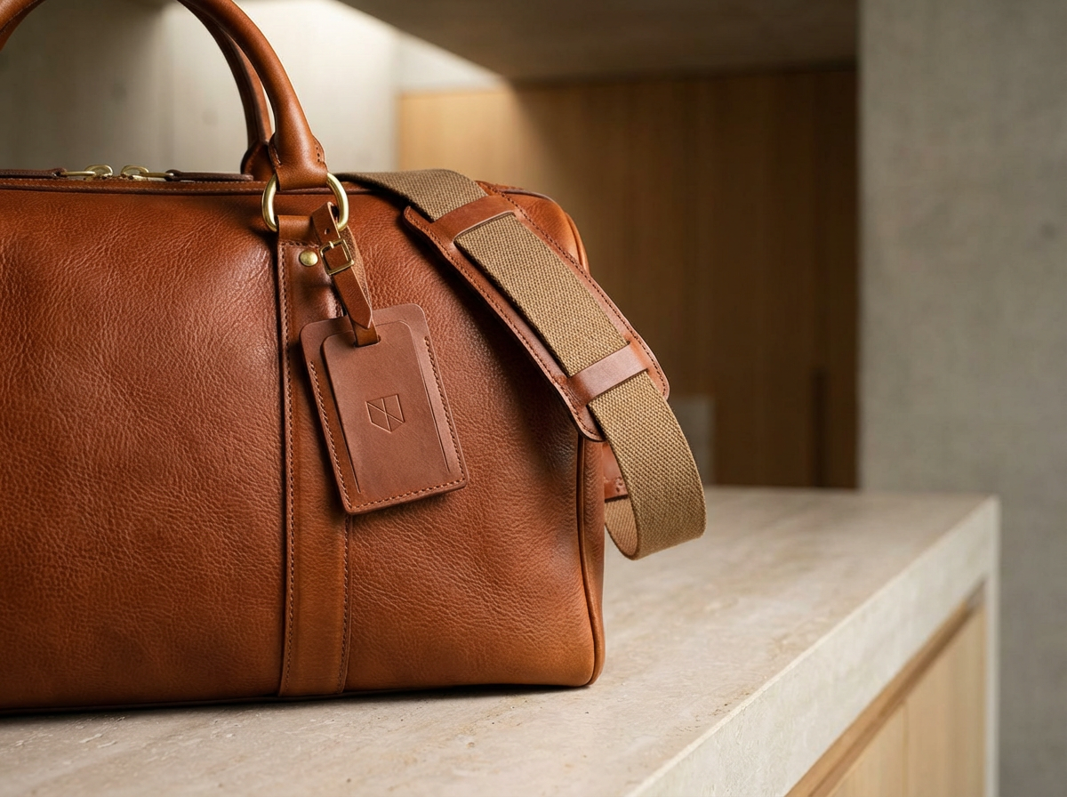 Leather Weekender Bag