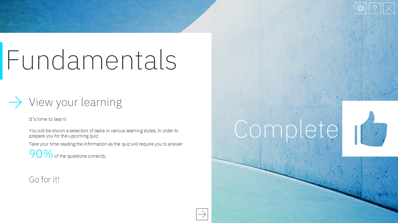 Learning Launch Slide