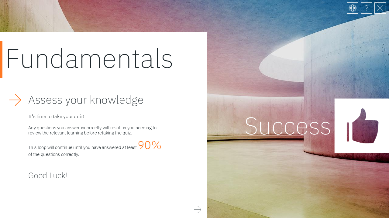 Quiz Launch Slide