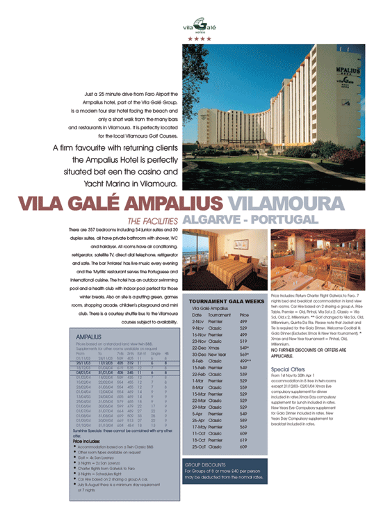 Vila Galé Ampalius - Vilamoura 01