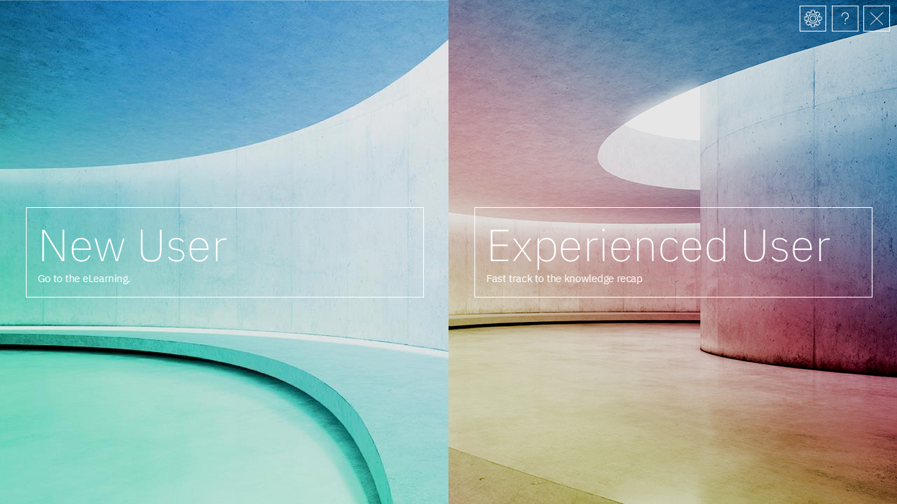 New or Experienced User Slide