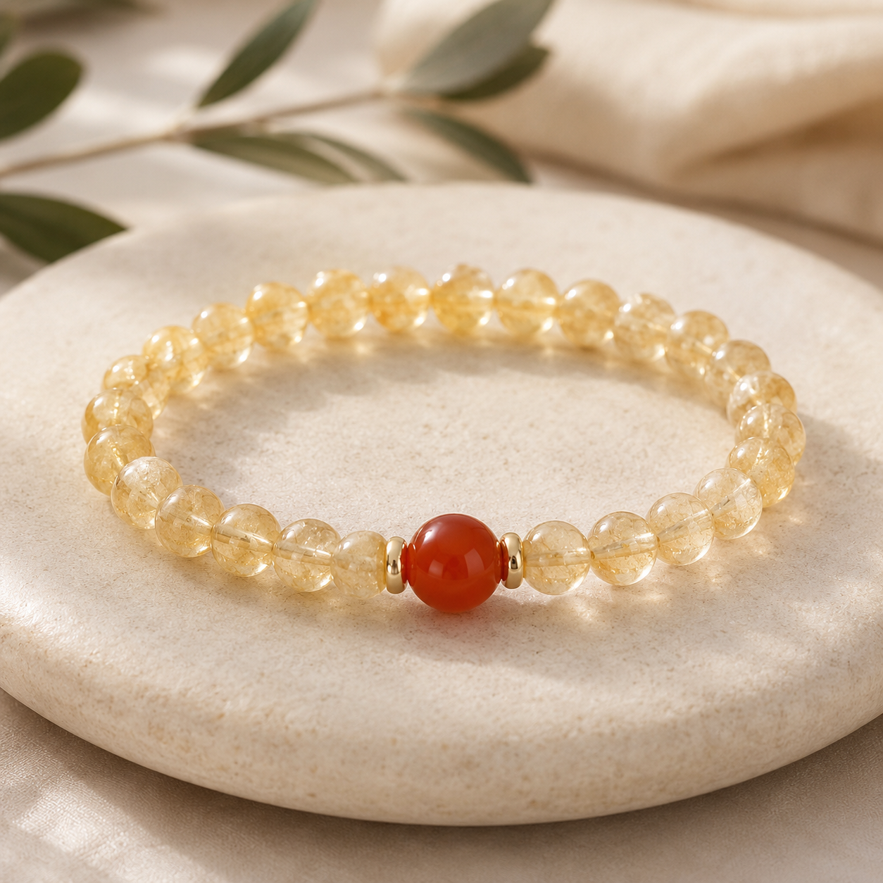 Citrine + Carnelian