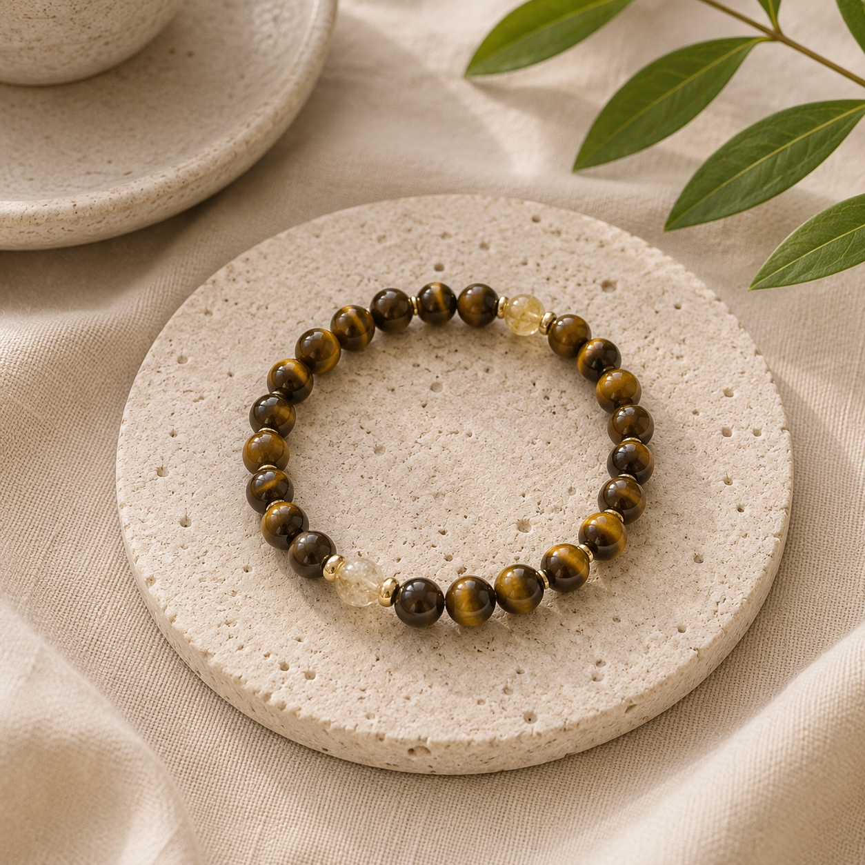 Tiger's Eye + Citrine