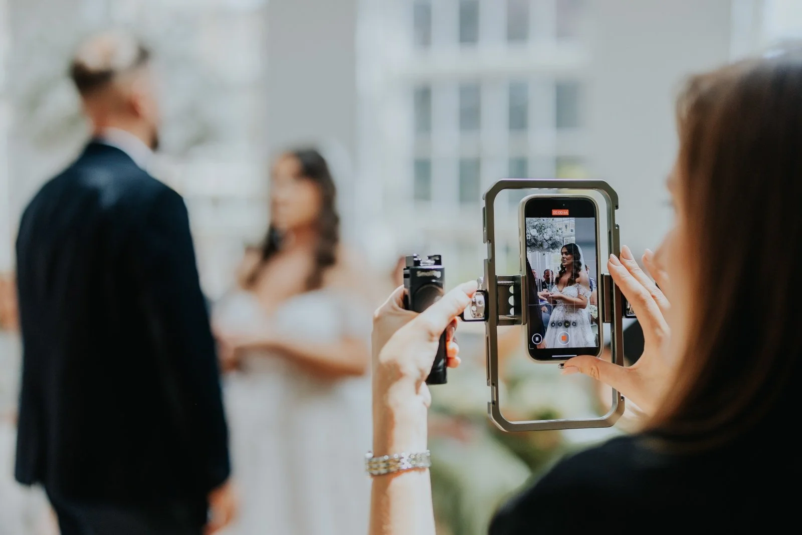 Filming weddings