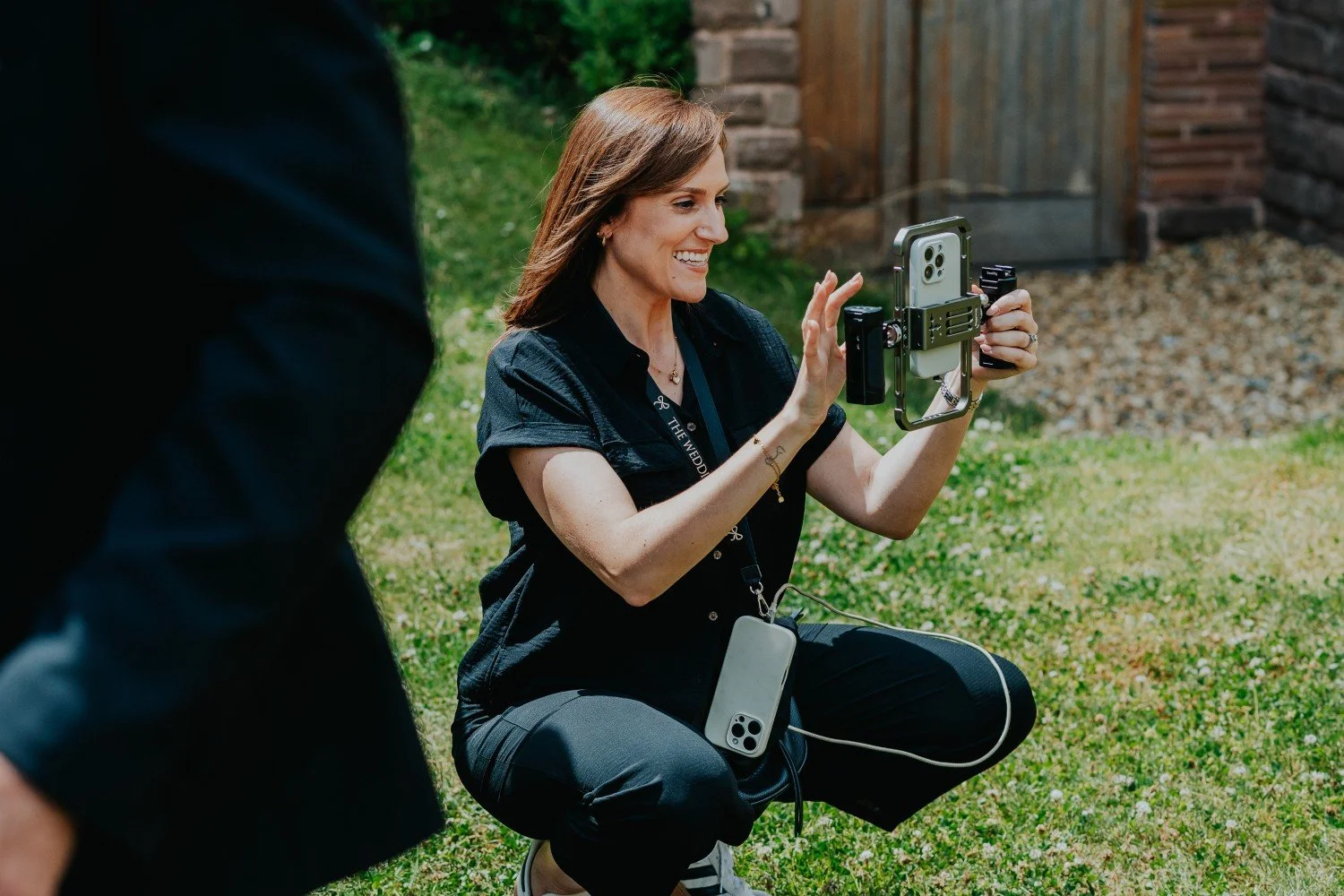 Kayla filming