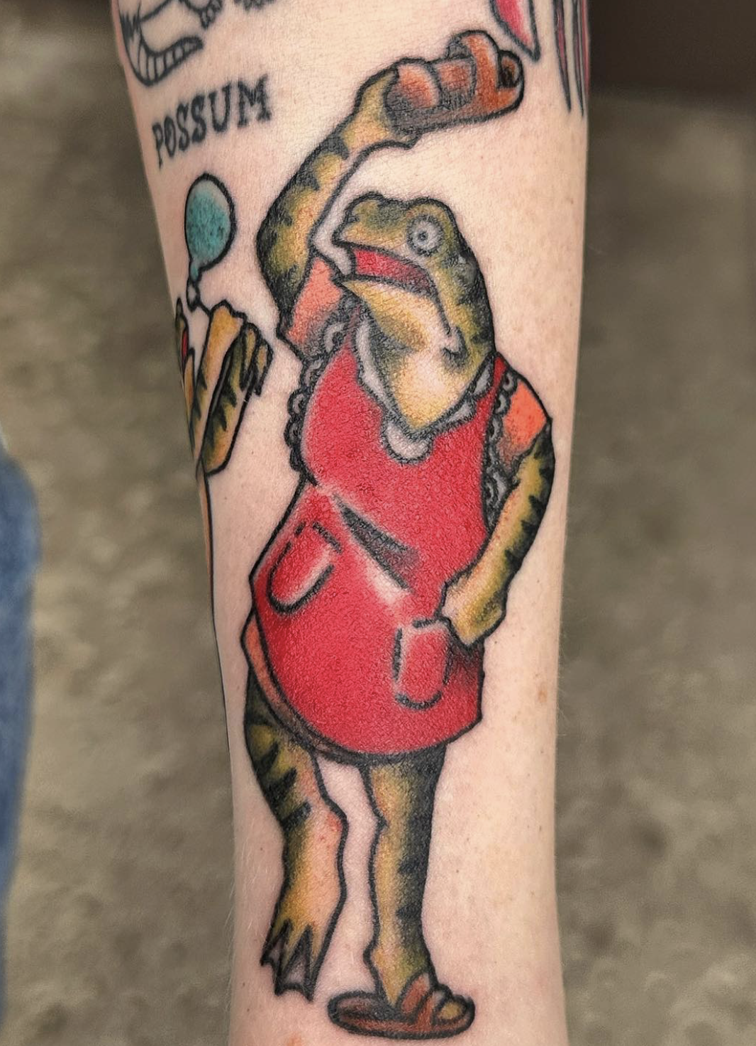 Chankla Frog Tattoo