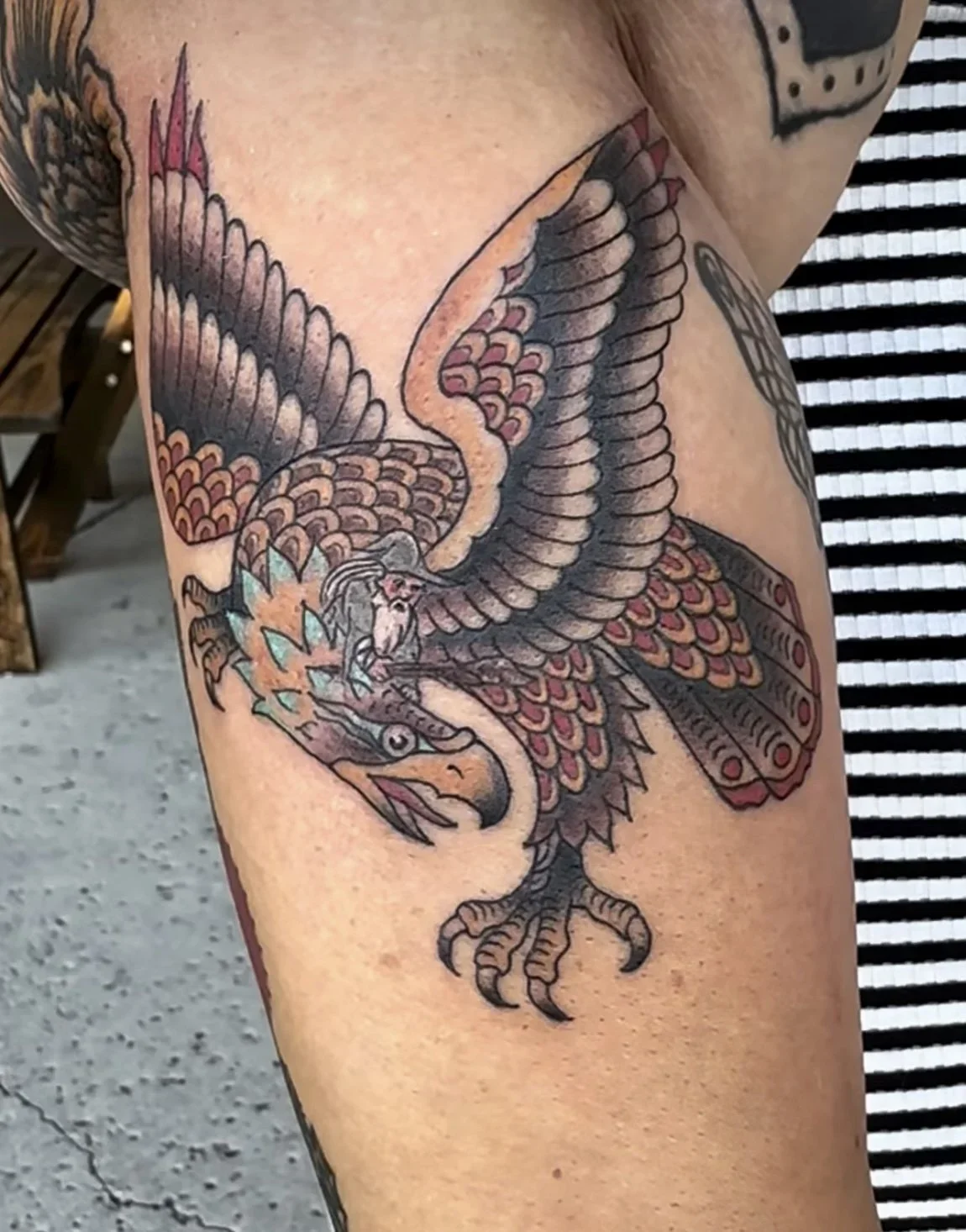 Traditional Eagle Tattoo