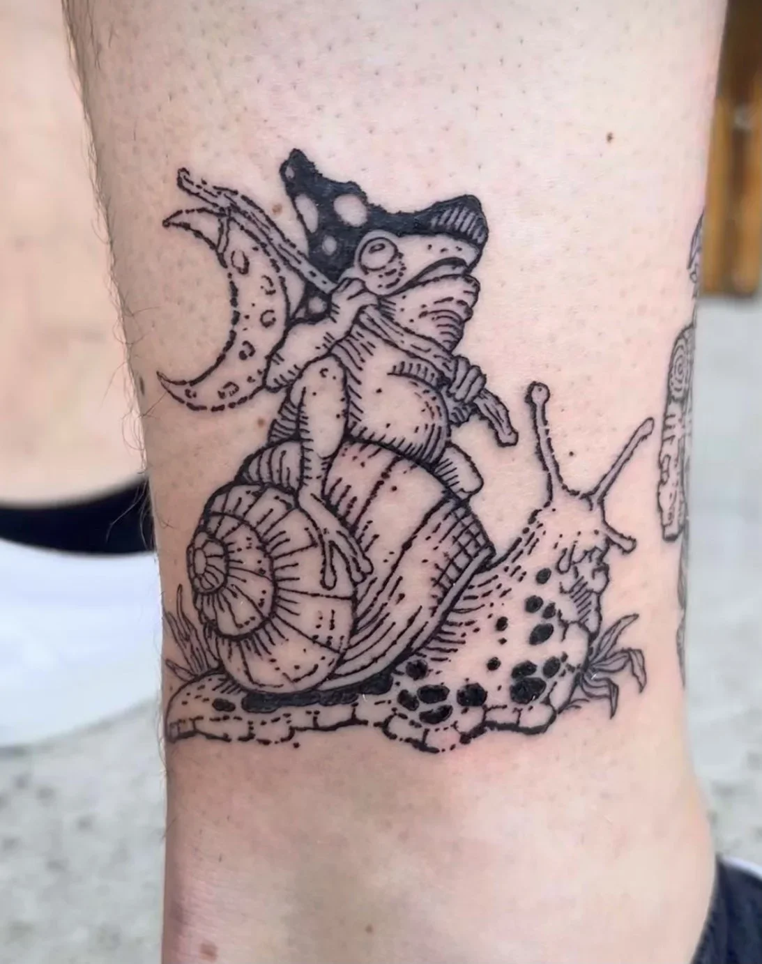Frog Illustrative Tattoo