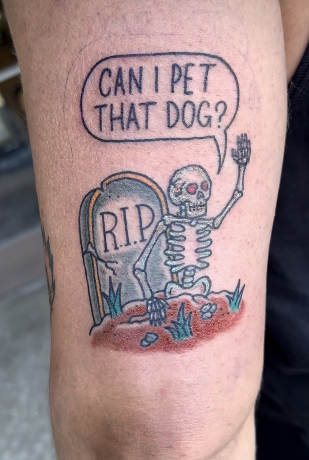 Traditional Funny Tattoo