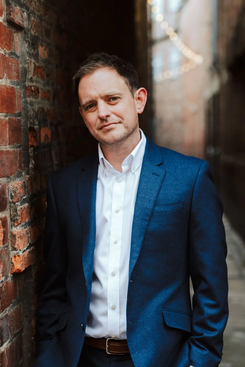 Dominic Colenso, keynote speaker and author, photographed in York