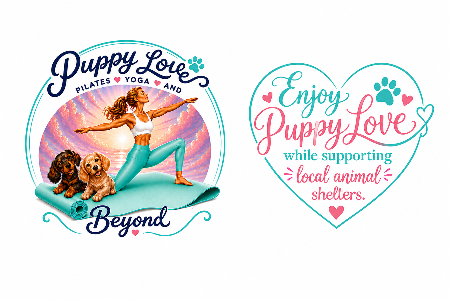 Puppy Love Pilate , Yoga and Beyond