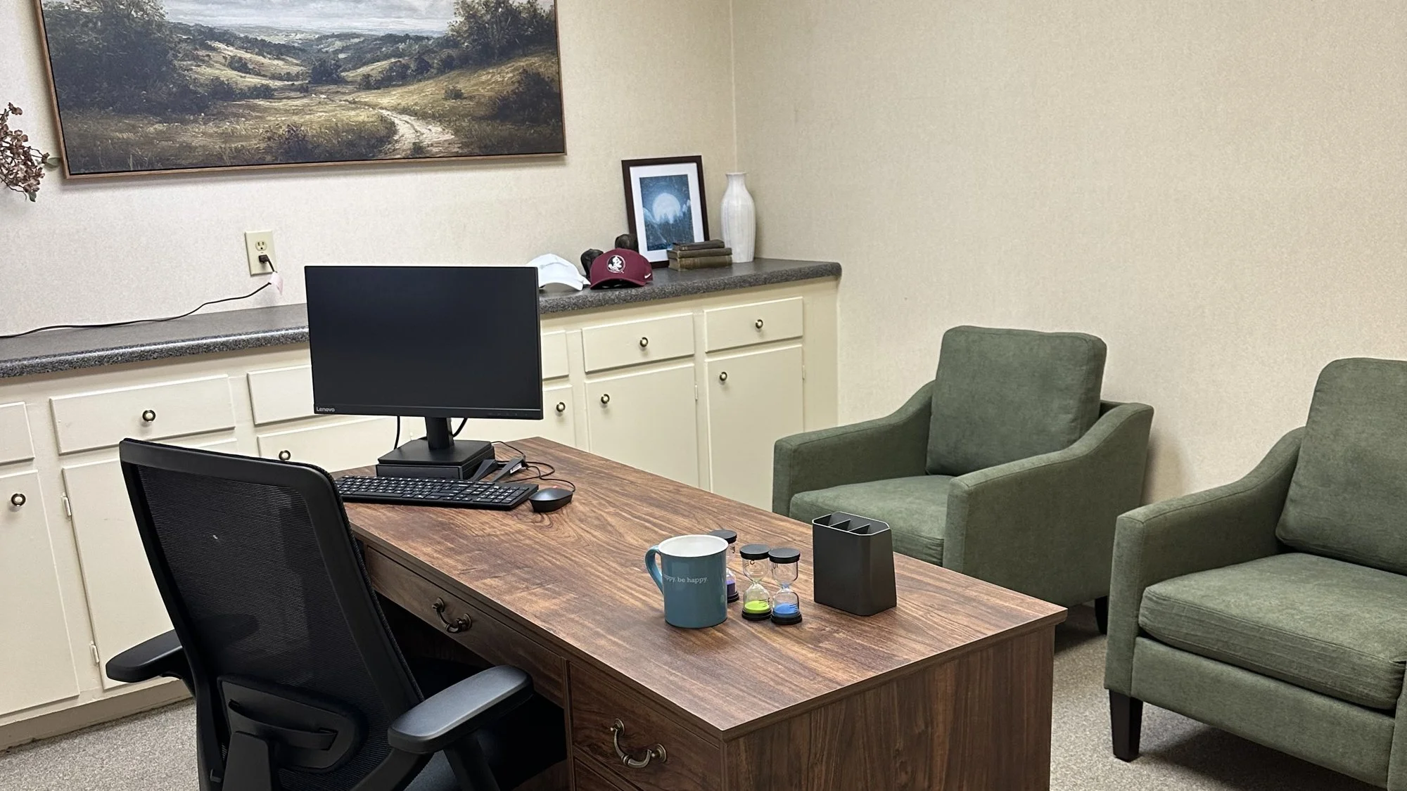 Psychiatrist's office at Nourish Mind & Body Psychiatry in Dublin, GA