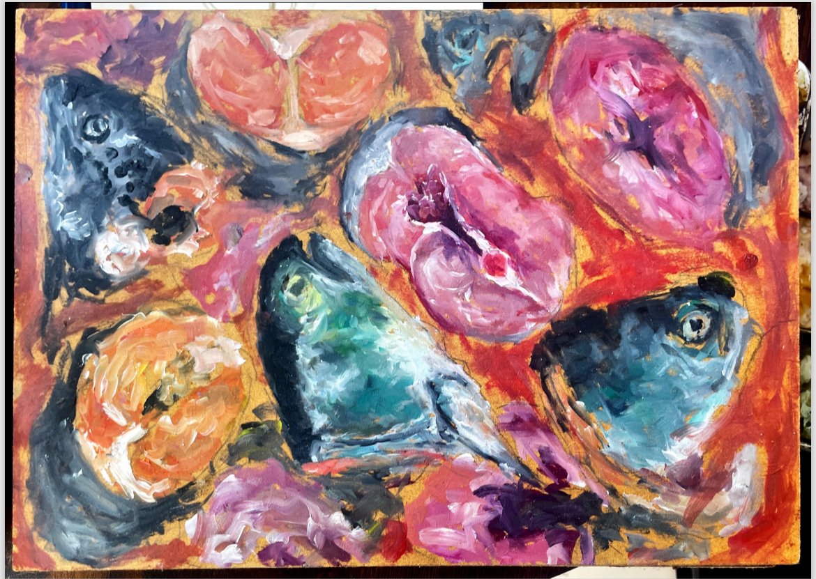 'Fish guts' original artwork