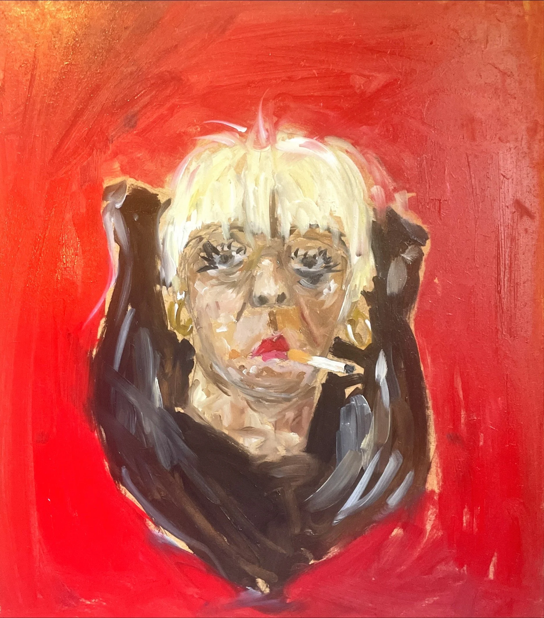 'woman as taxidermy' original artwork