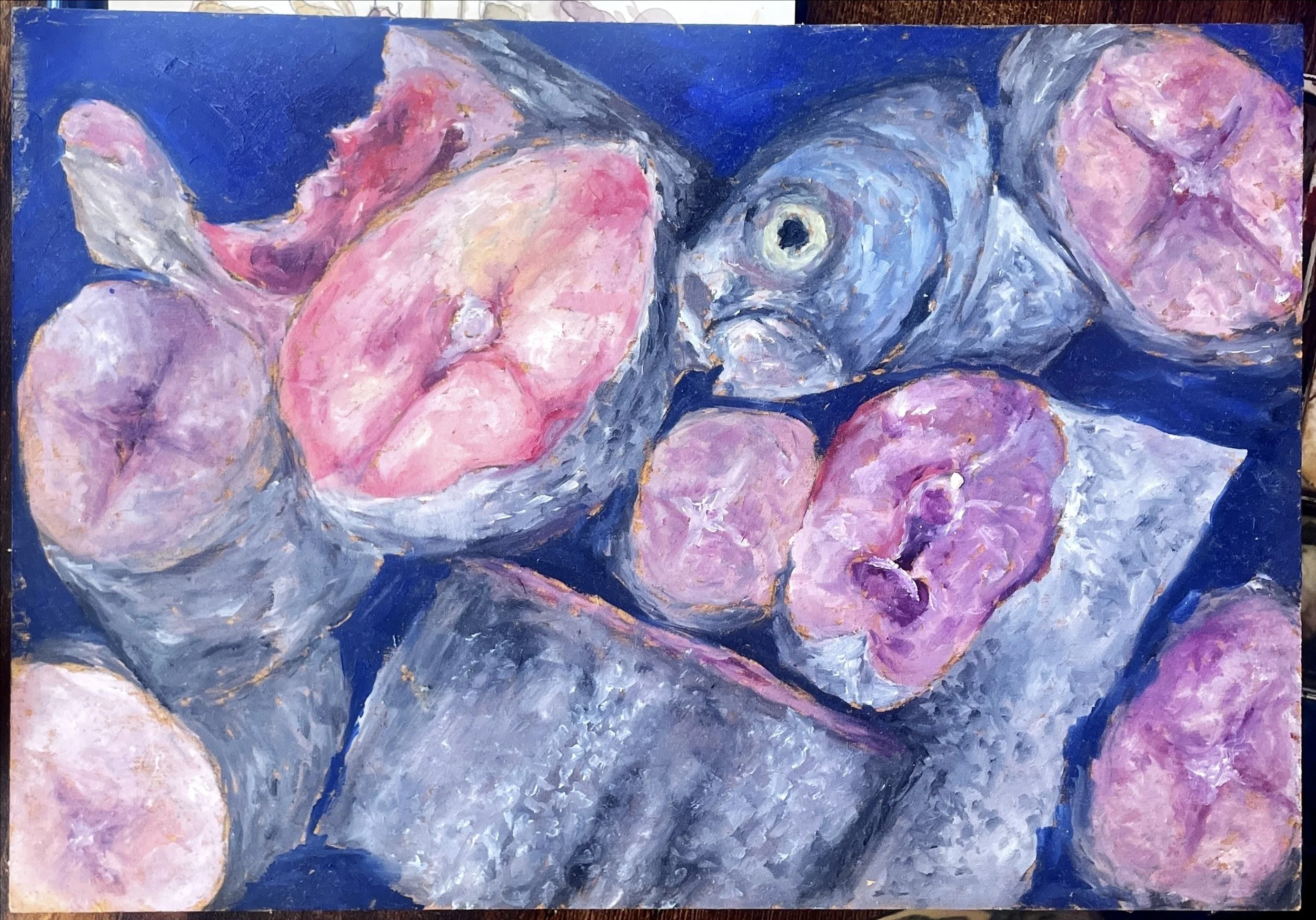 'Fish guts #2' original artwork
