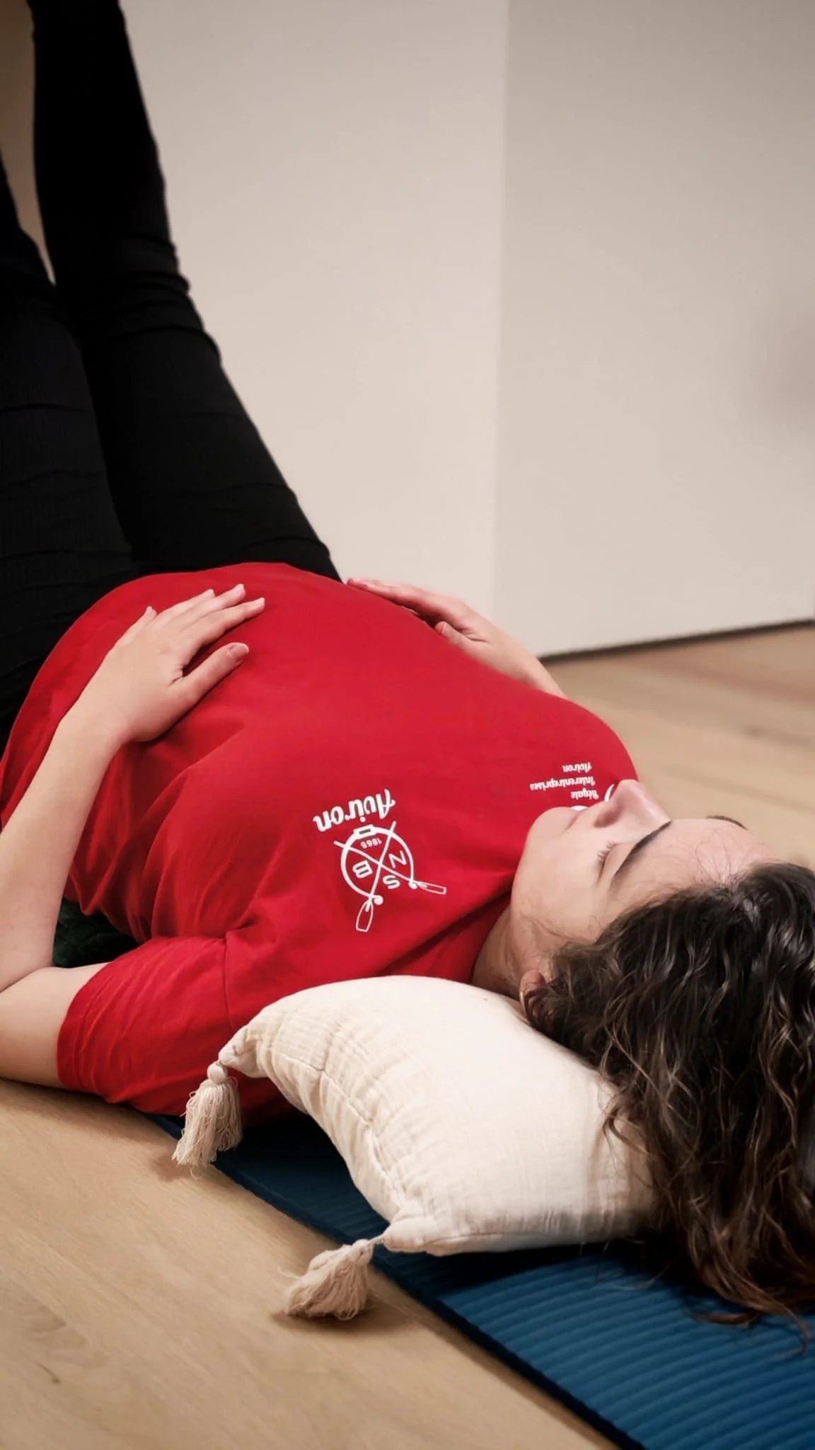 Yoga doux femme enceinte