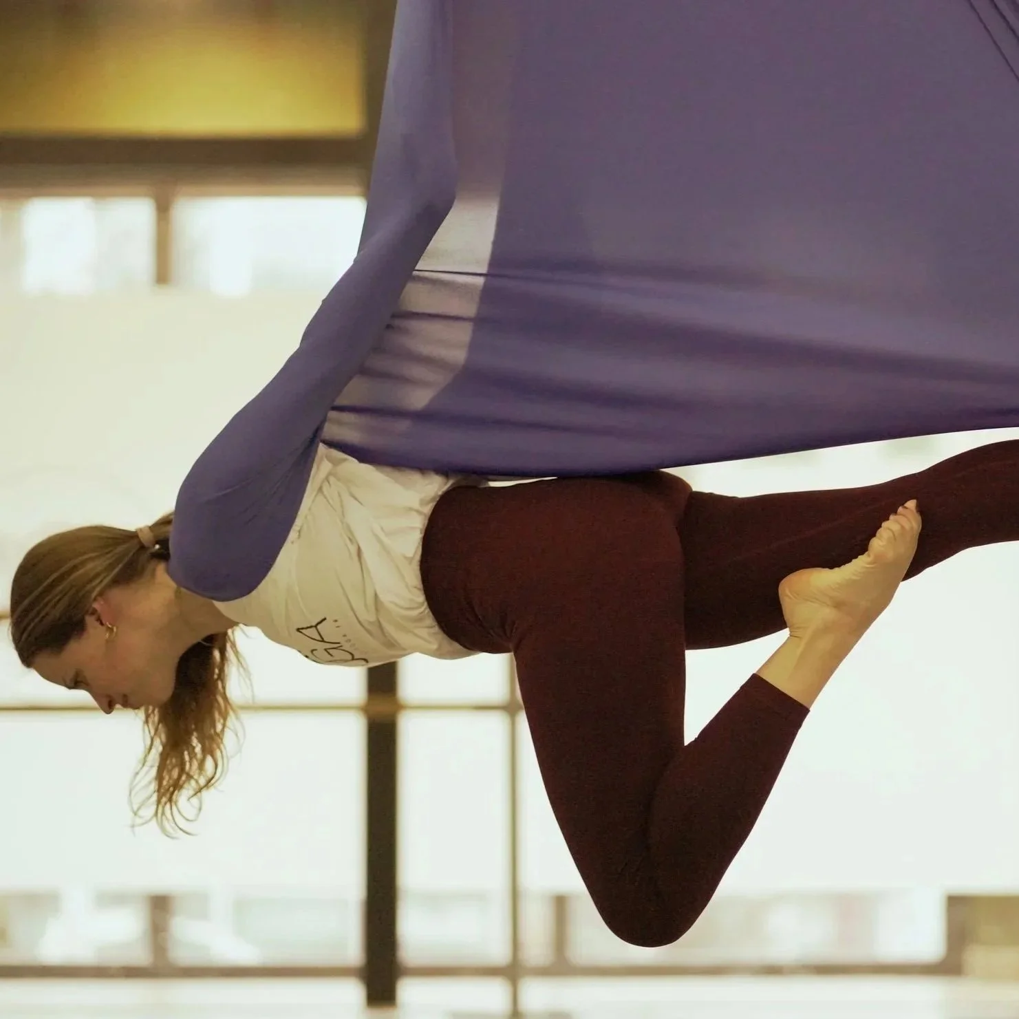 Atelier suspendu : Fly Yoga