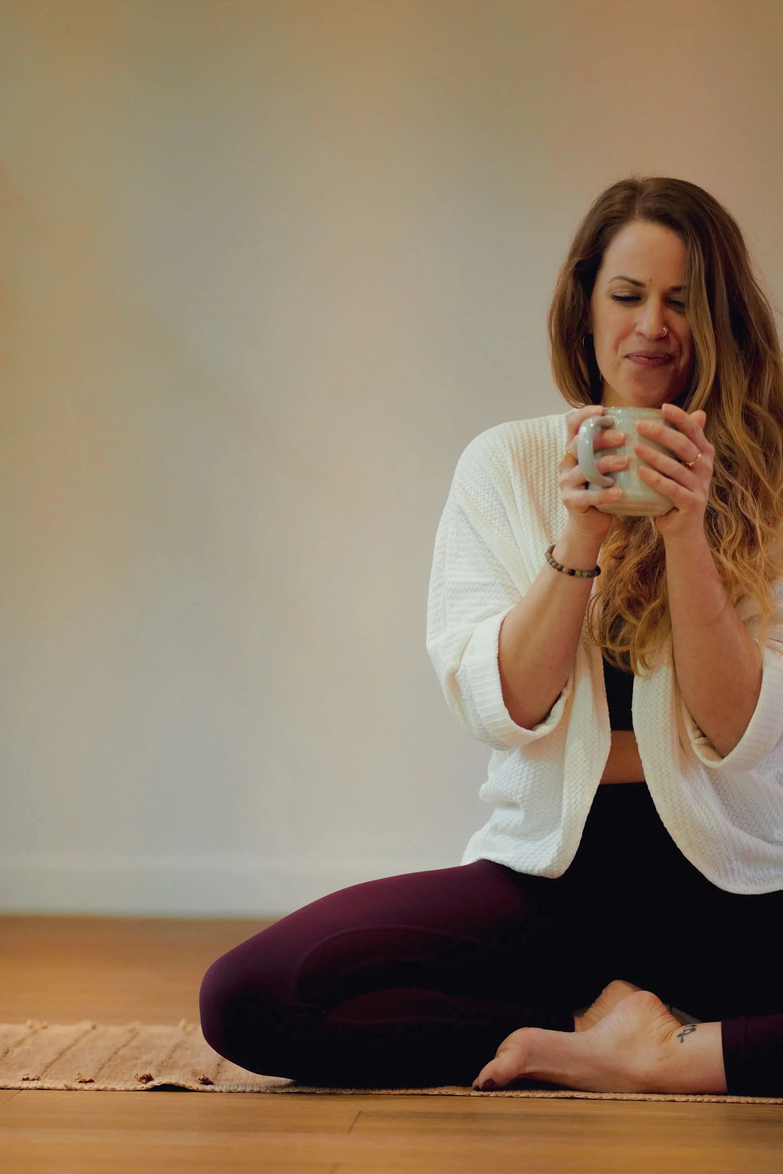 Yoga et café matinal de Laura