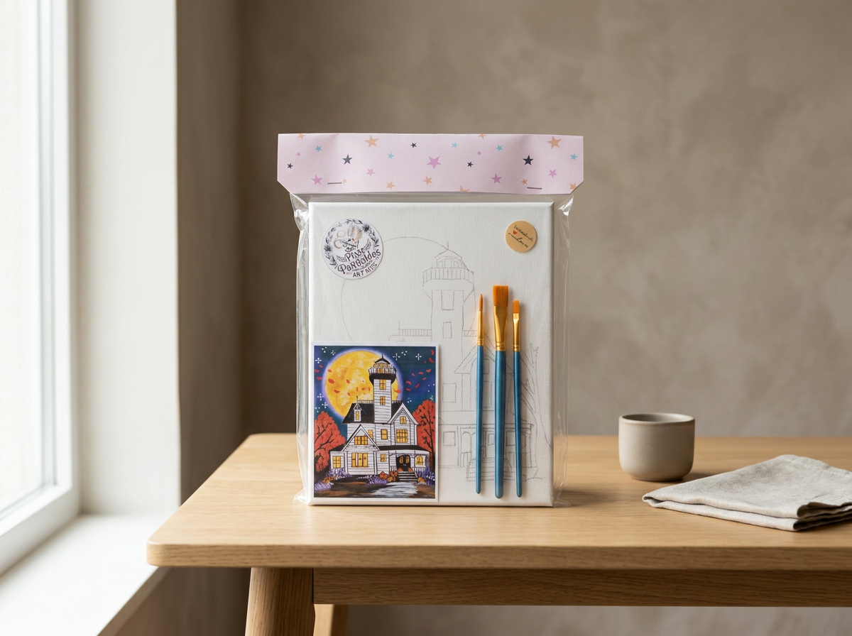 Mystery House Canvas Art Kit