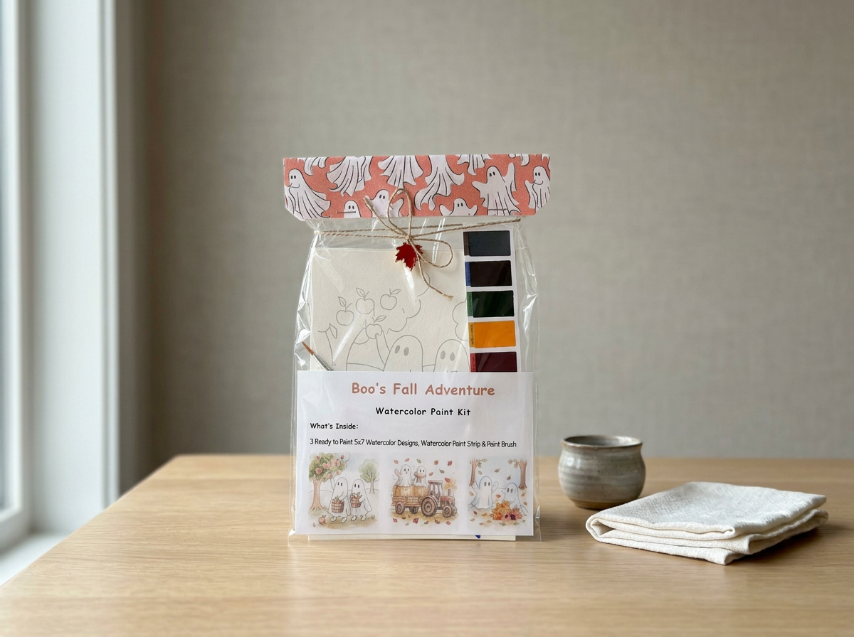 Boo's Fall Adventure Watercolor Paint Kit