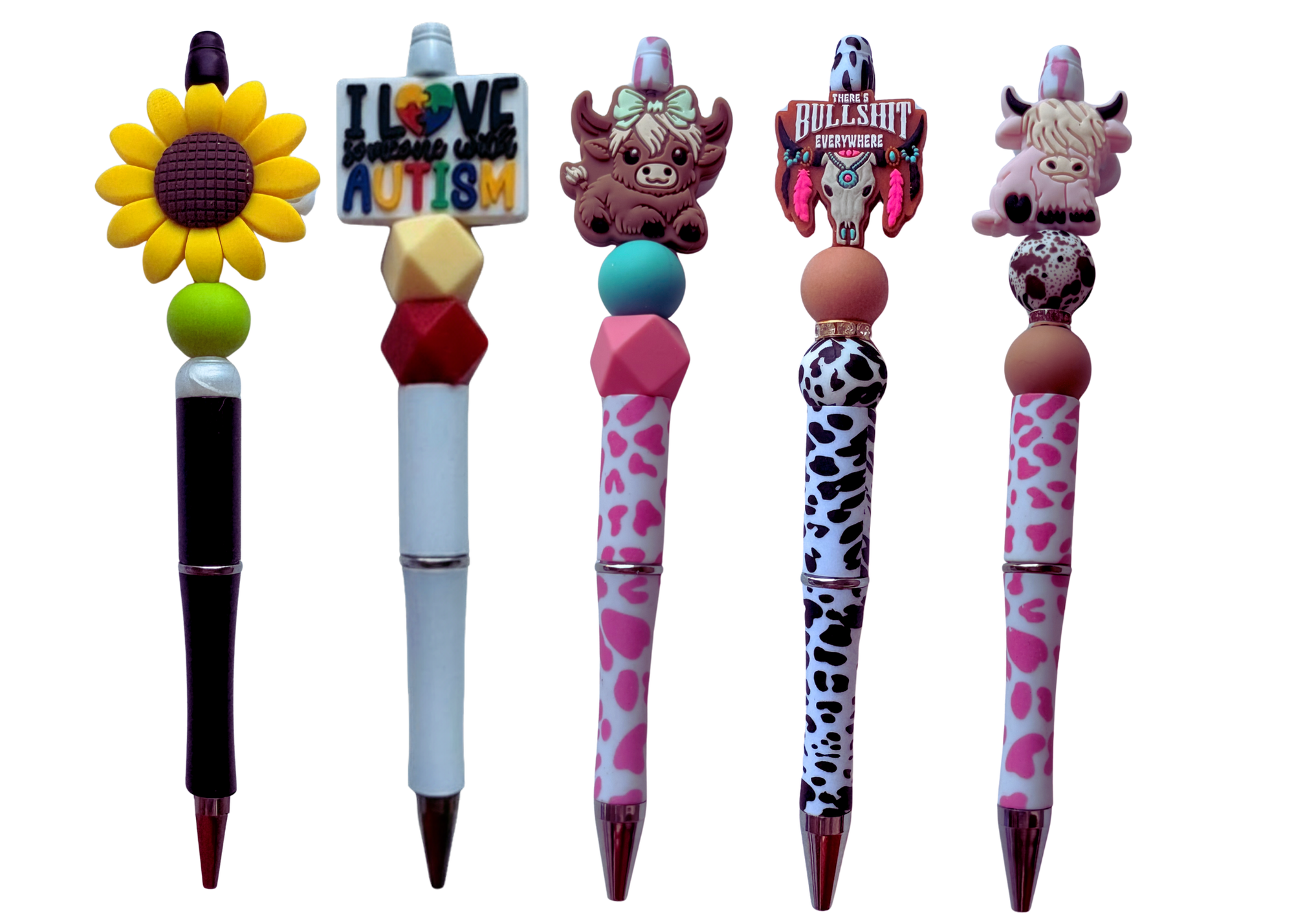 Regular sized pen, irregular design
