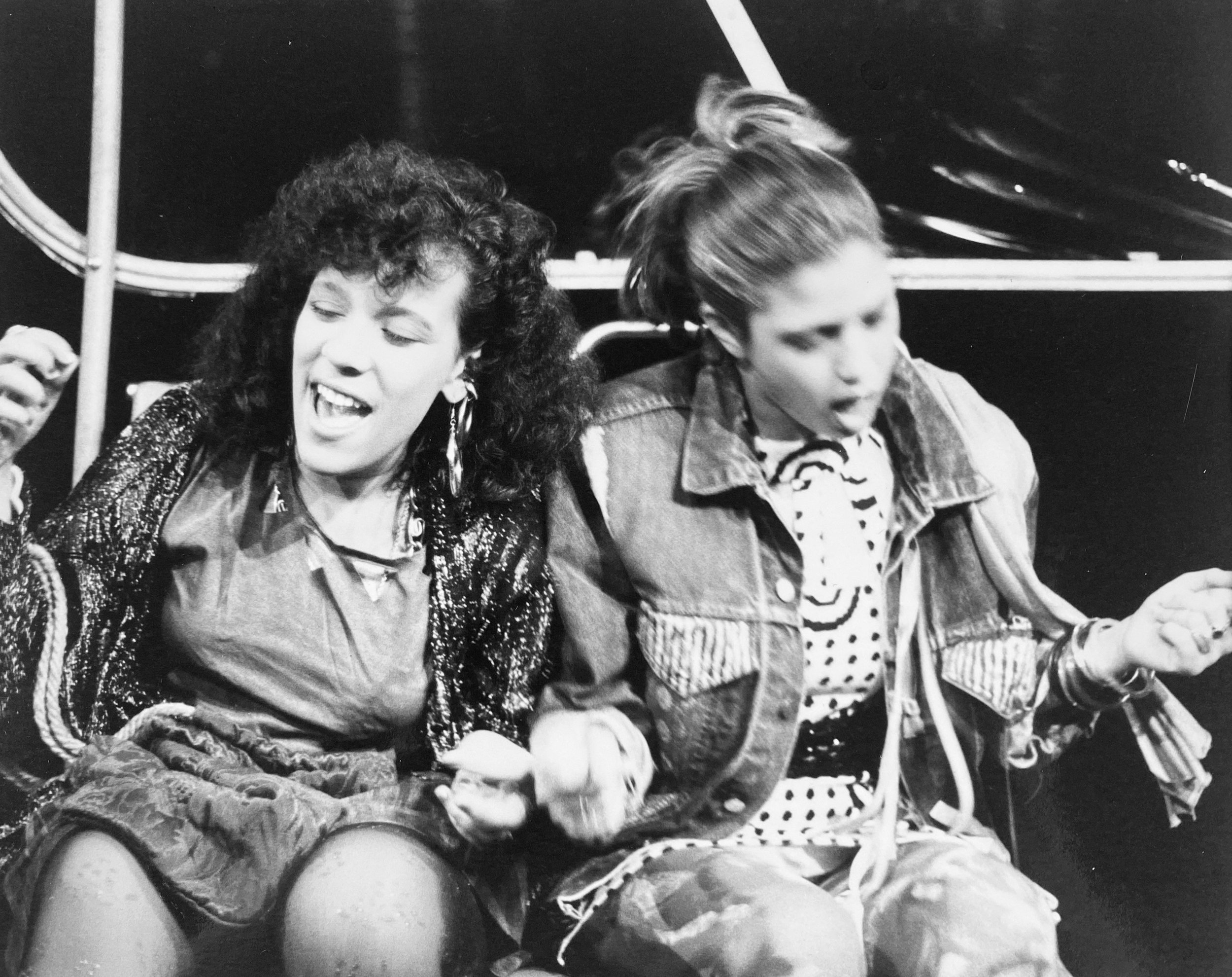 "The West Side Boys Will Rock You Anytime" by S.K. Directed by Billy Hopkins. Ensemble Studio Theatre. 1986. Photo by: Valerie Ross 
