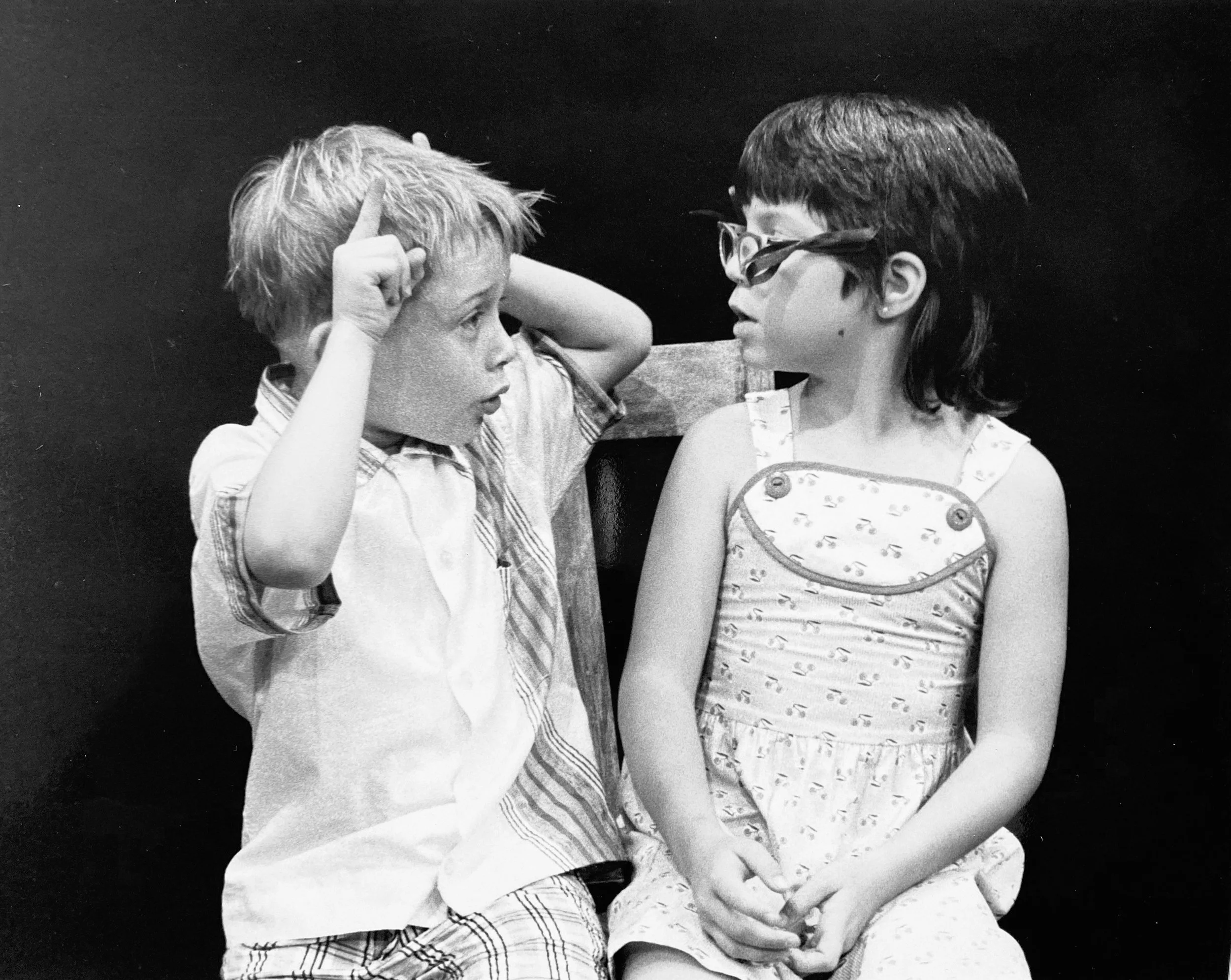 "Buster B. & Olivia" by S.K. Directed by Billy Hopkins. Macaulay Culkin and Ellen Hamilton Latzen.Photo by: Valerie Ross 
