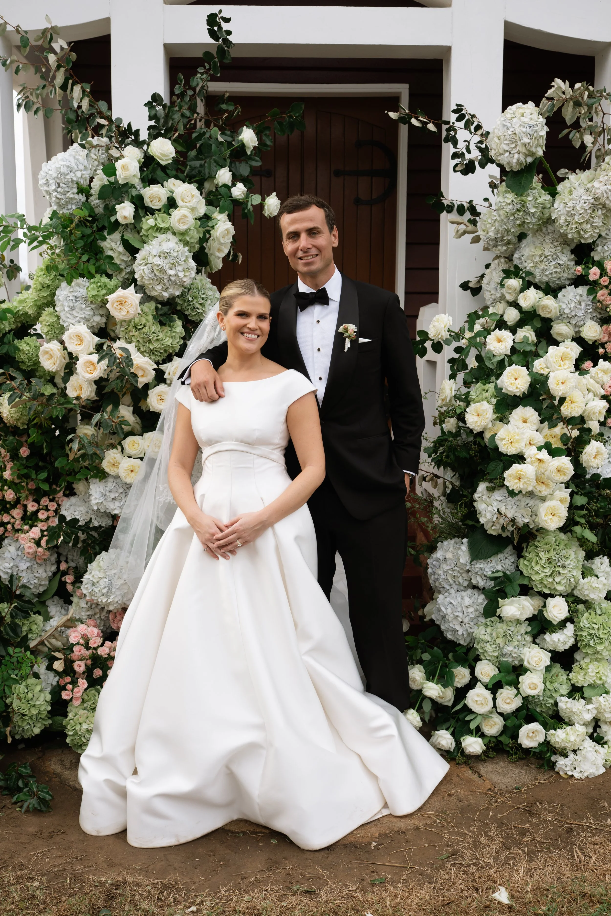 The Events Lounge wedding stylist creating an elevated Byron Bay wedding with sophisticated ceremony and reception styling.