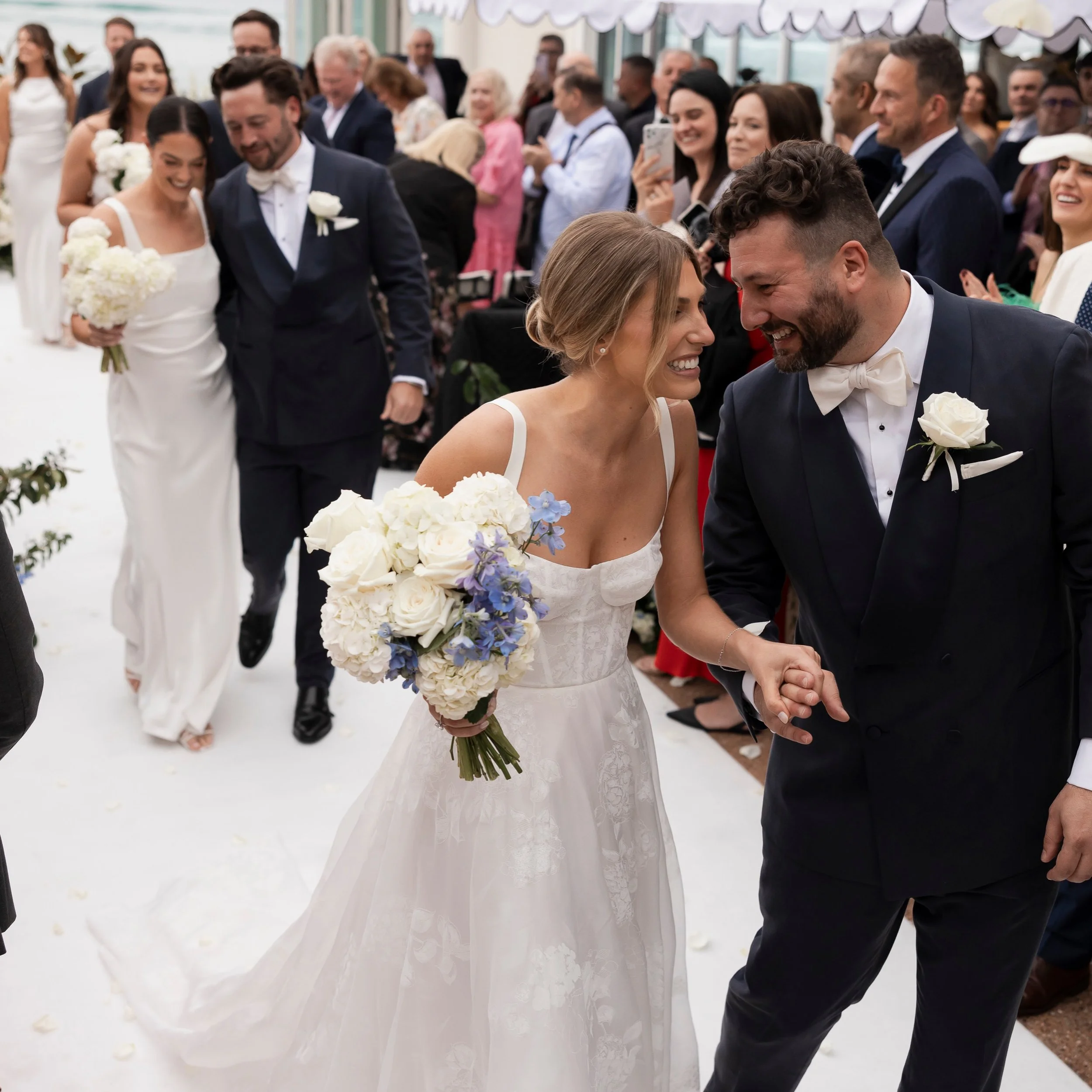 Michelle &amp; David

Bride &amp; Groom @mjritale @dr_tale 
Wedding Planner &amp; Stylist @theeventslounge 
Photographer @bayleighvedelago 
Videographer @moonandbackco 
Venue @imrickshores 
Florist @floralsandco 
Decor hire @social.eventhire @staging