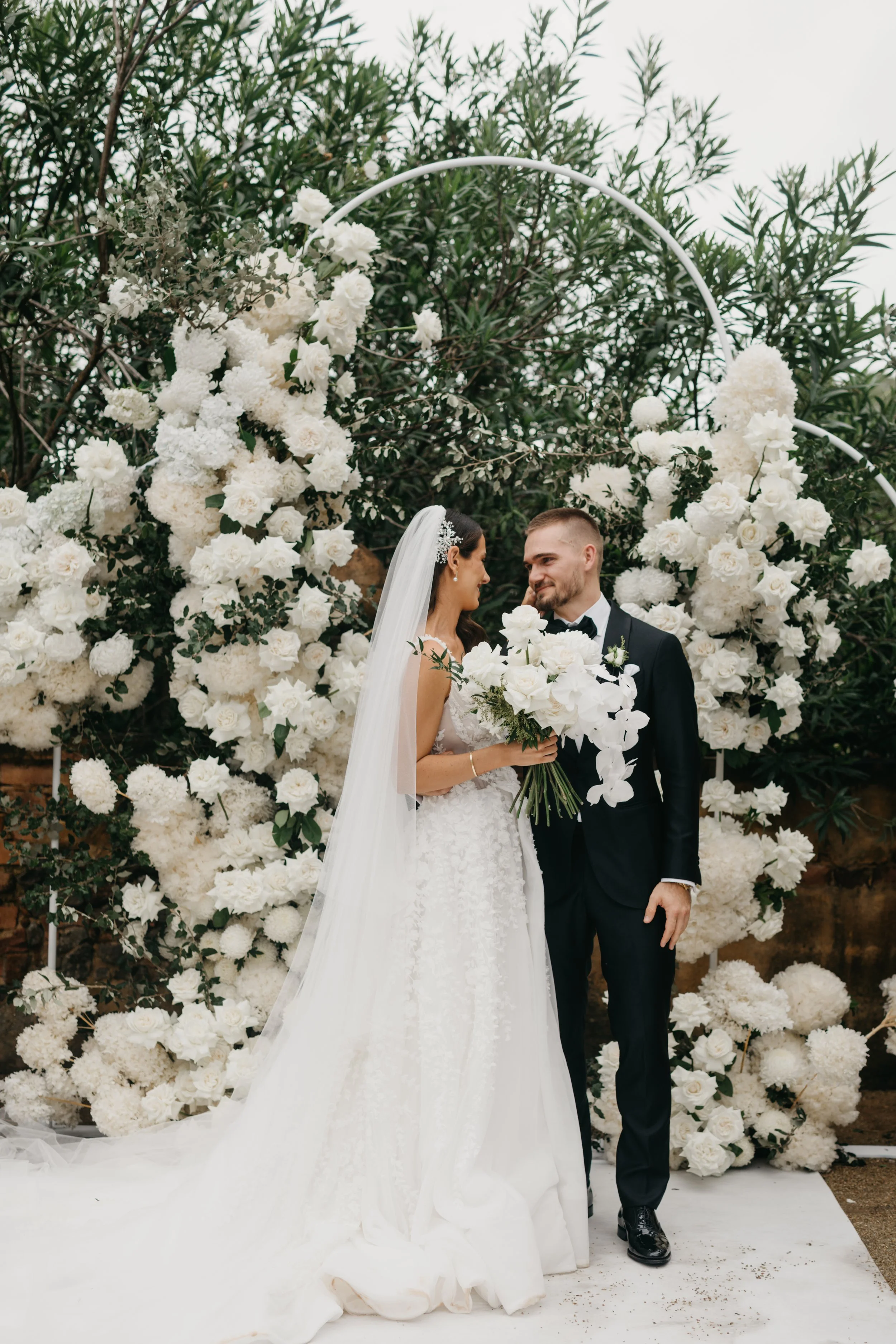 Byron Bay wedding planning and styling by The Events Lounge featuring elegant floral details and reception décor.