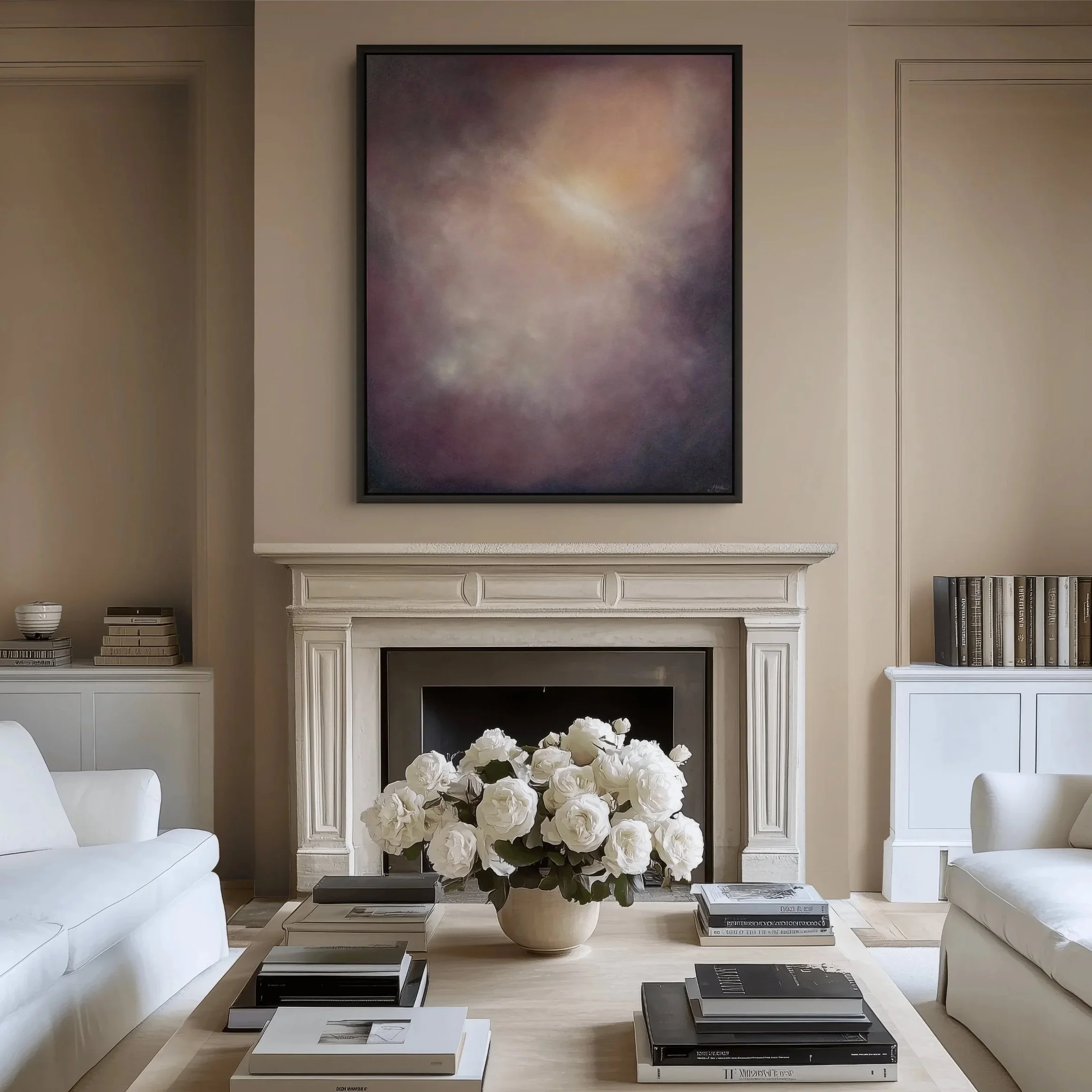 Attunement by Mechelle Tebbs displayed in a contemporary interior.