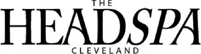 Text that reads 'HEADSPA' with a black outline and blue background effect.