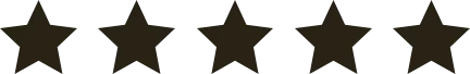 Five-pointed star shapes in black with a gold background.