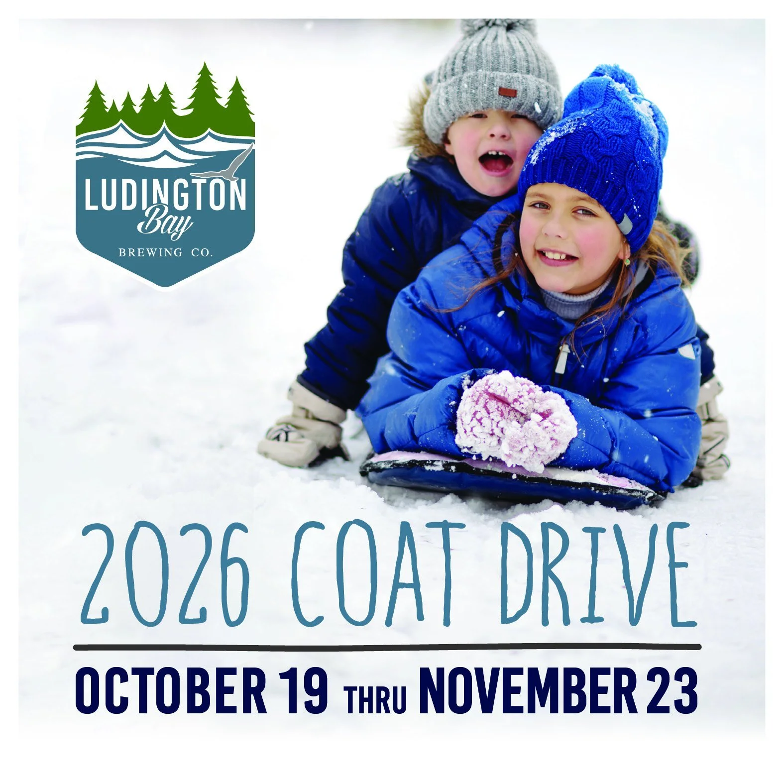 As you clean out your closets this Fall, don't forget to set aside  coats and blankets you no longer need for the annual Coat Drive for the Ludington Area Schools Youth Resource Center.

Coats can be dropped off at LBBC October 19th thru November 23r