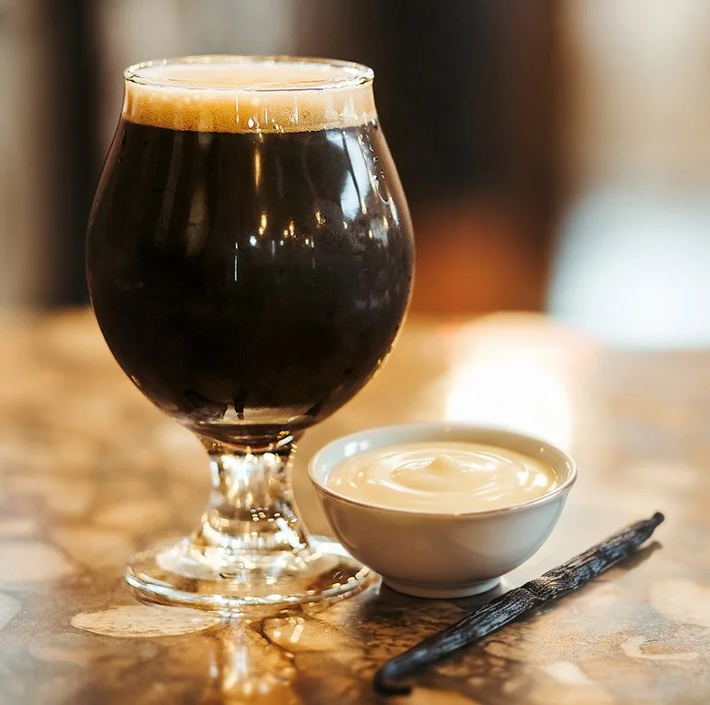 The 2026 Limited Edition D'Booty series is here! We'll be releasing a special edition of D'Booty every Monday from October 5th to December 21st!!
Today we introduce Week #1 &mdash; Vanilla Custard D'Booty!
Available in the taproom, and only while sup
