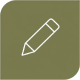 groene icon met potlood