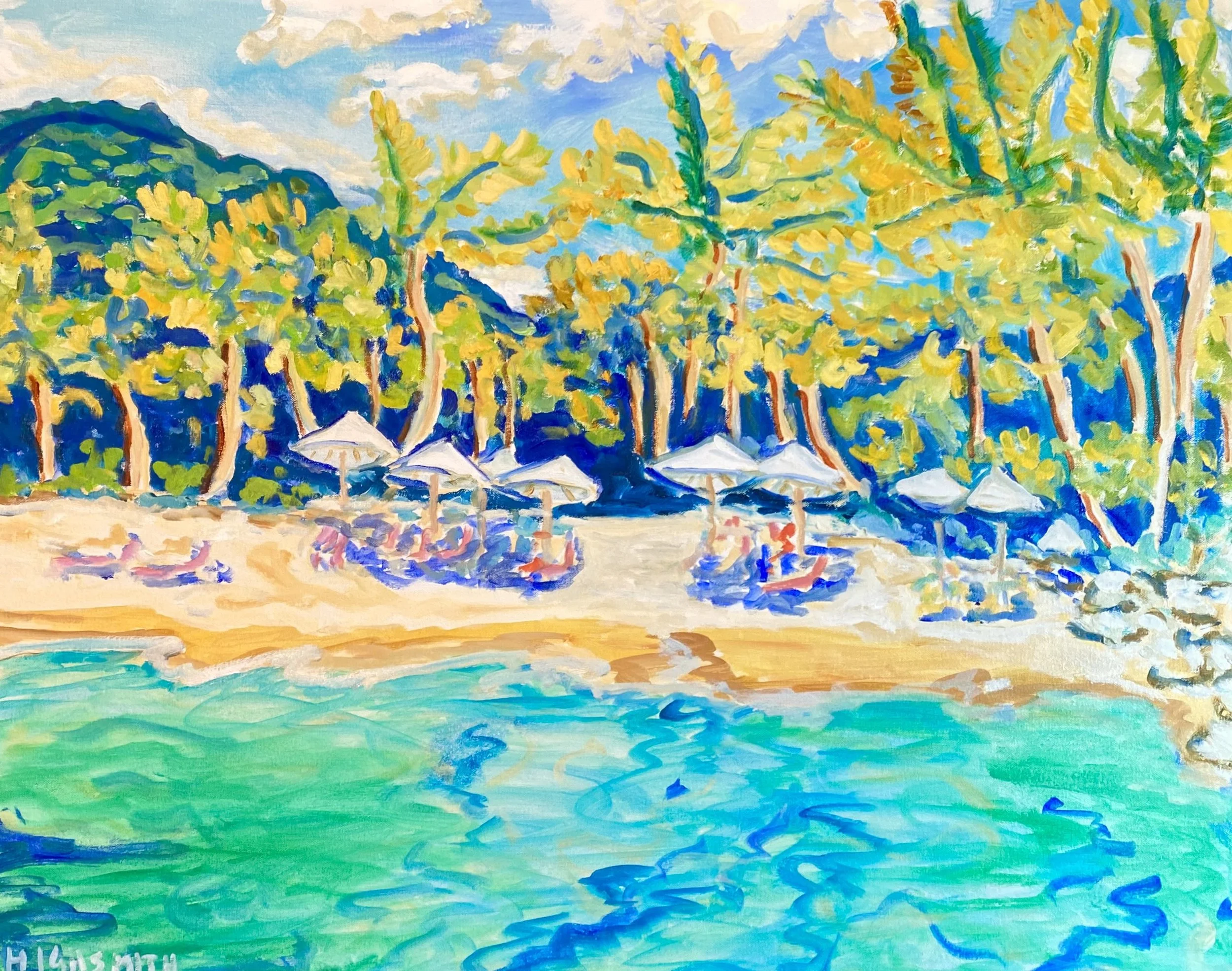 After the Boats Leave painting by Kate Highsmith
