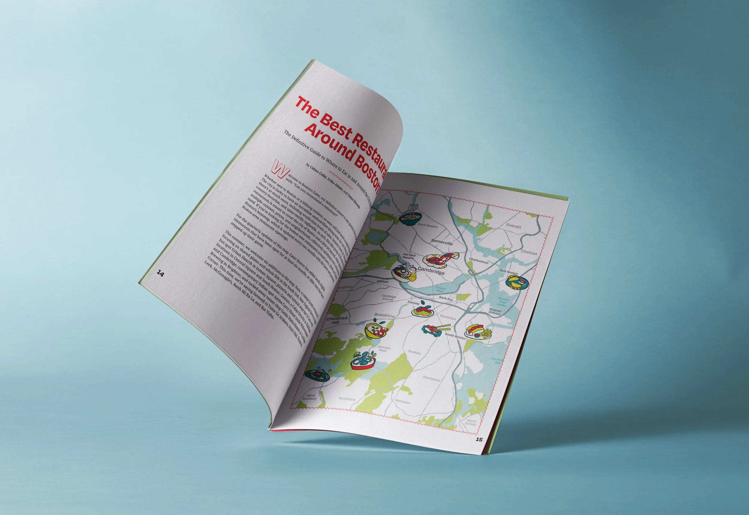 Eater Boston Magazine Editorial Design