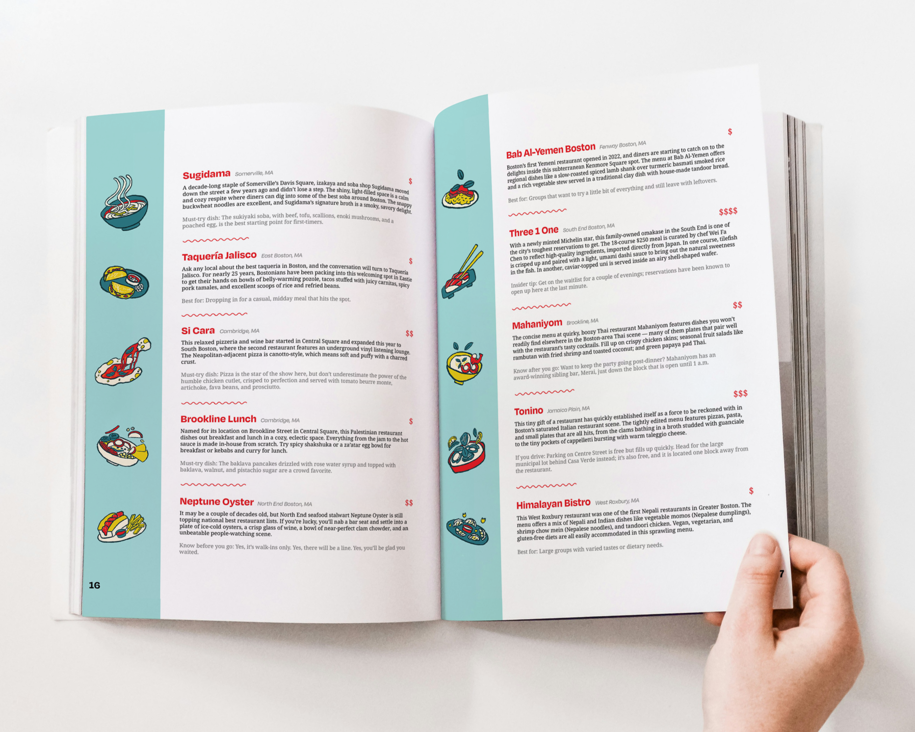 Eater Boston Full Spread Magazine Editorial Design