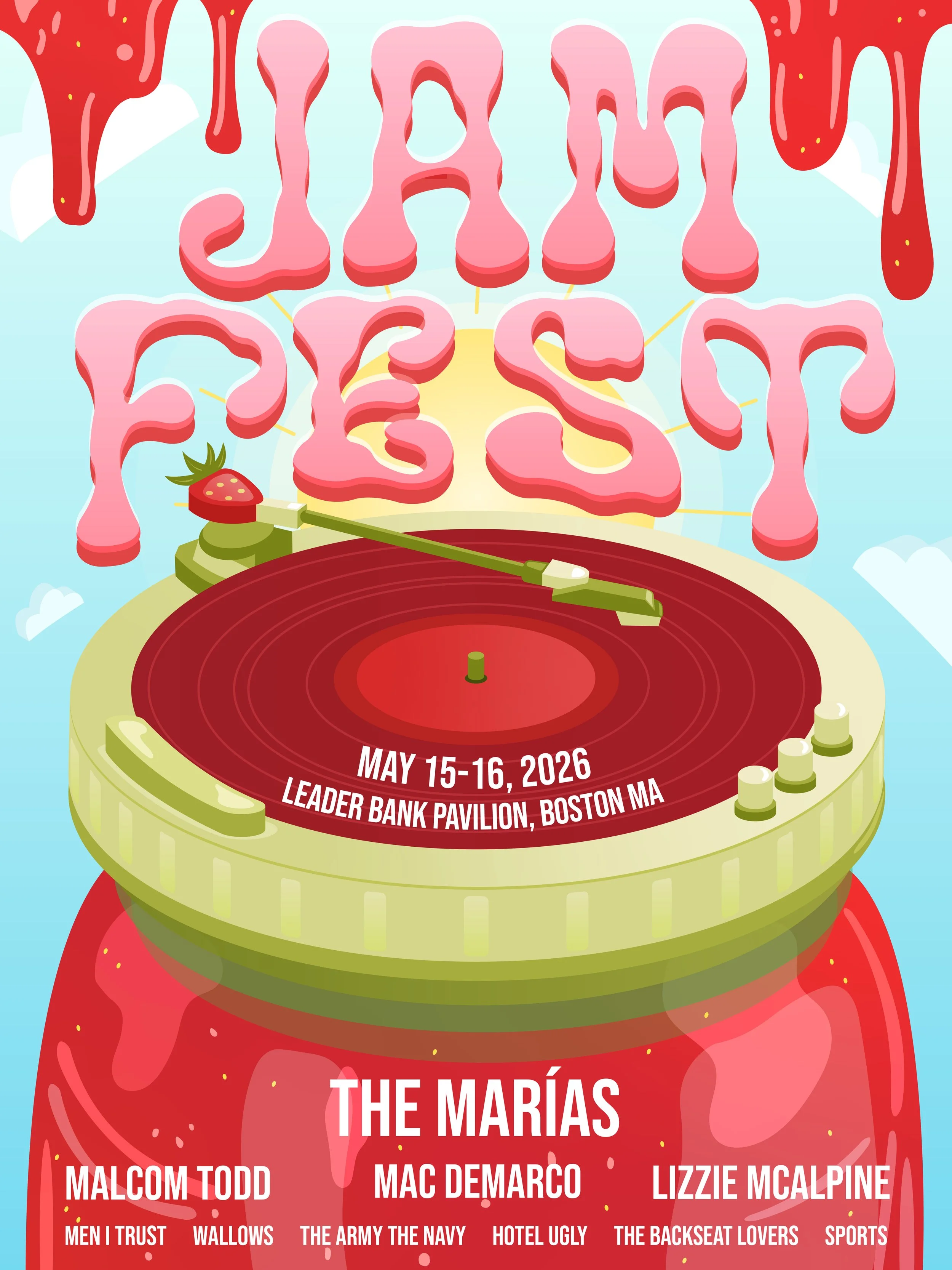 Jam Fest Indie Music Festival Poster Design