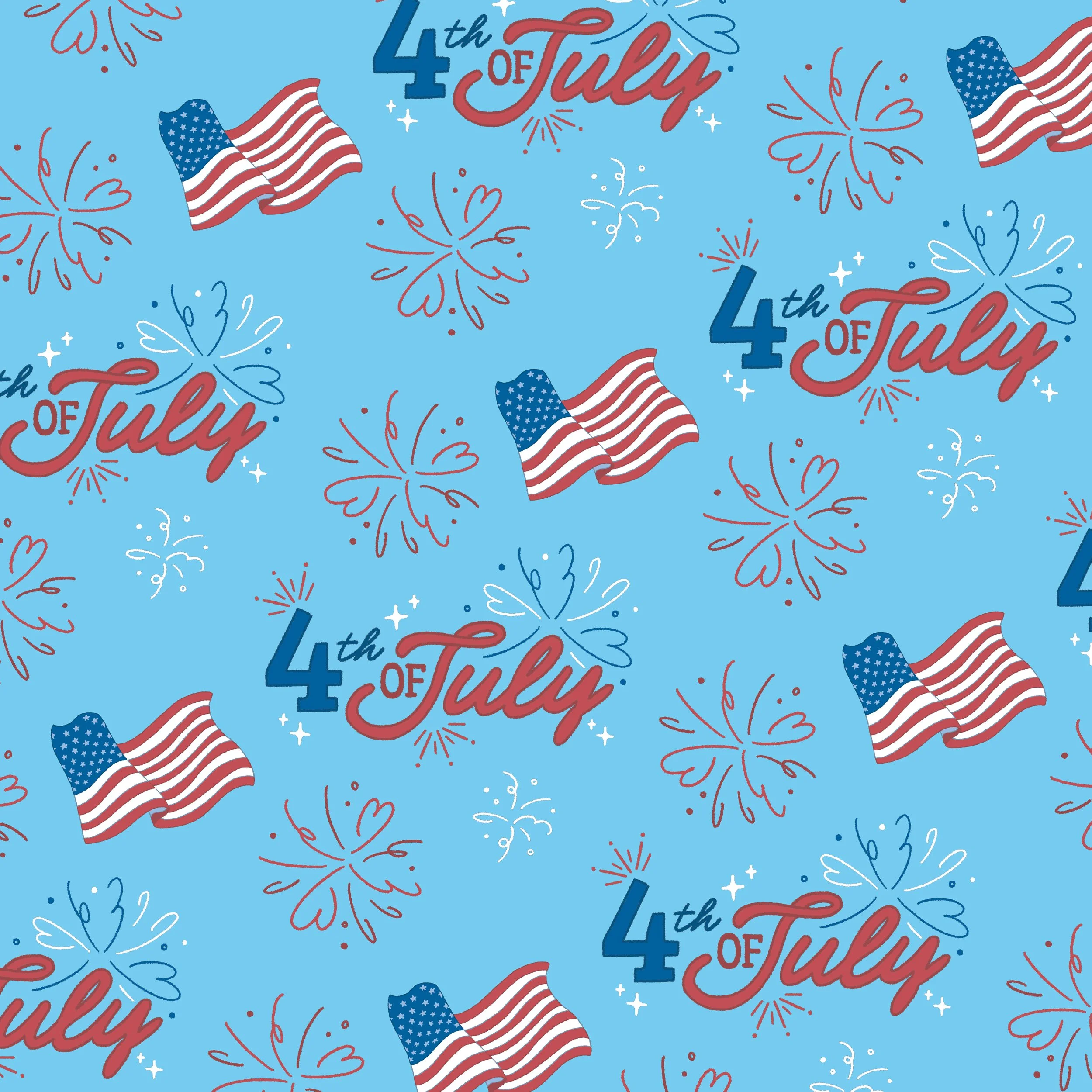 4th of July Pattern 2 Design