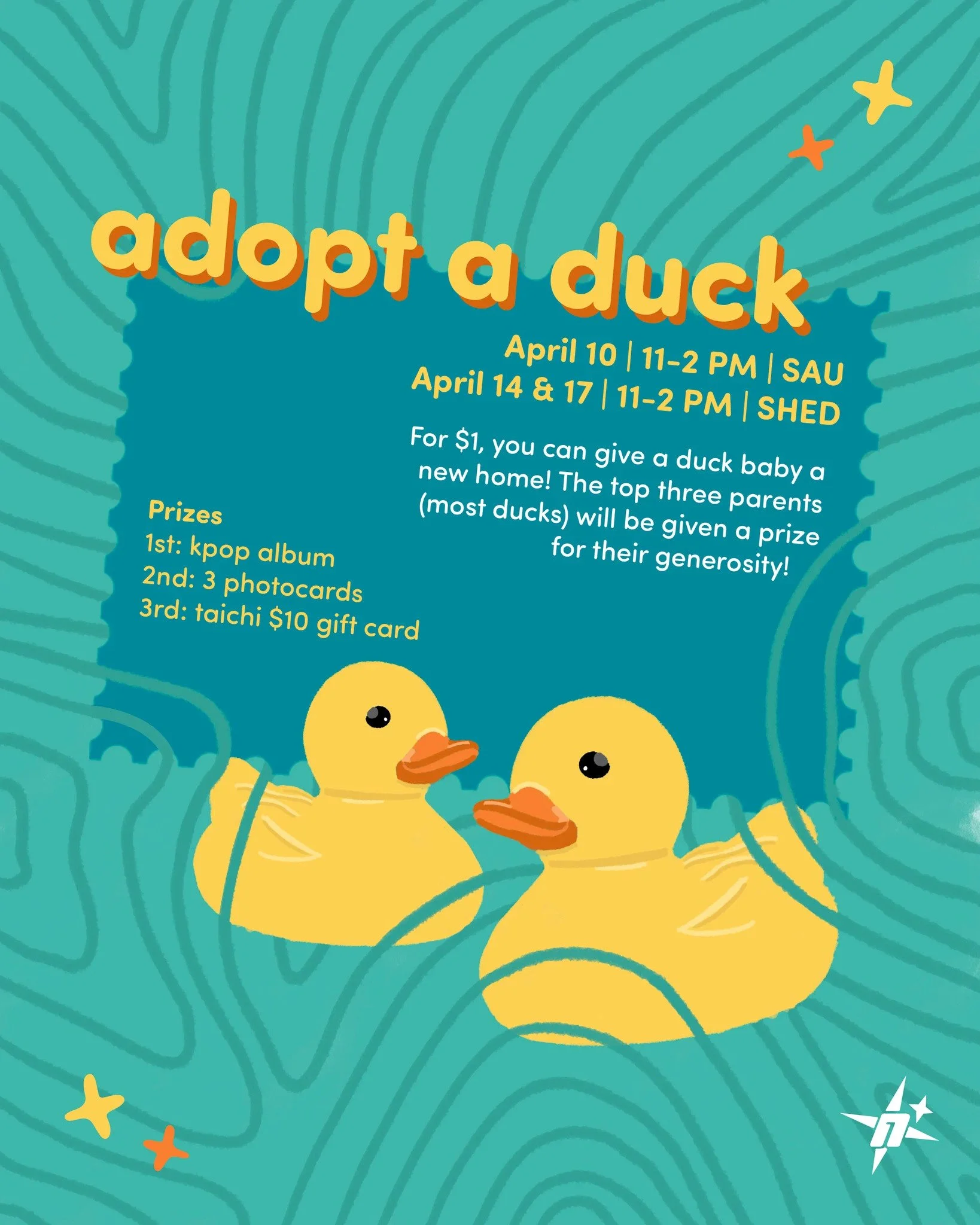 Adopt a Duck Fundraiser Social Media Post