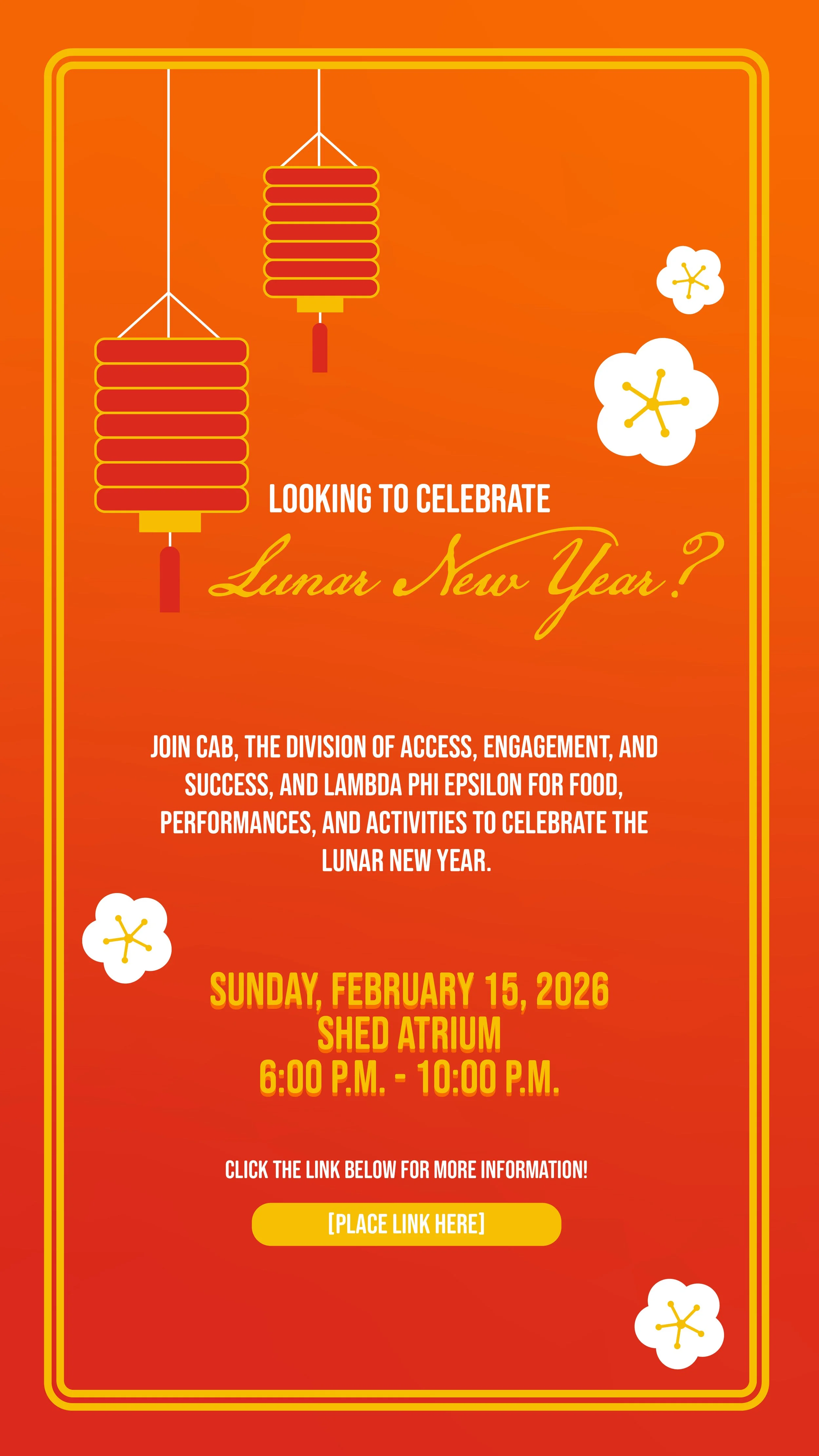 Lunar New Year Event Social Media Instagram Story Post