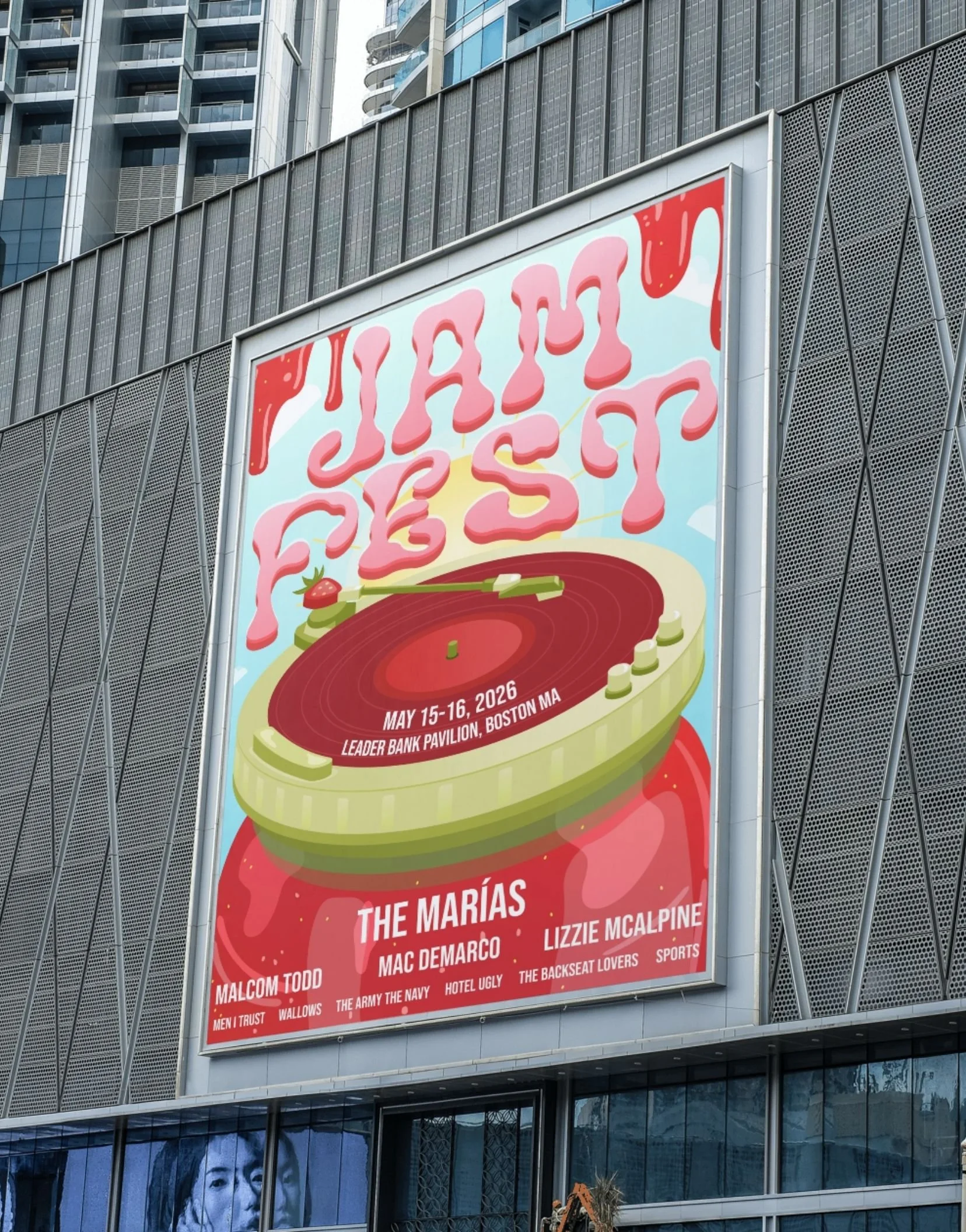 Jam Fest Poster Billboard Design