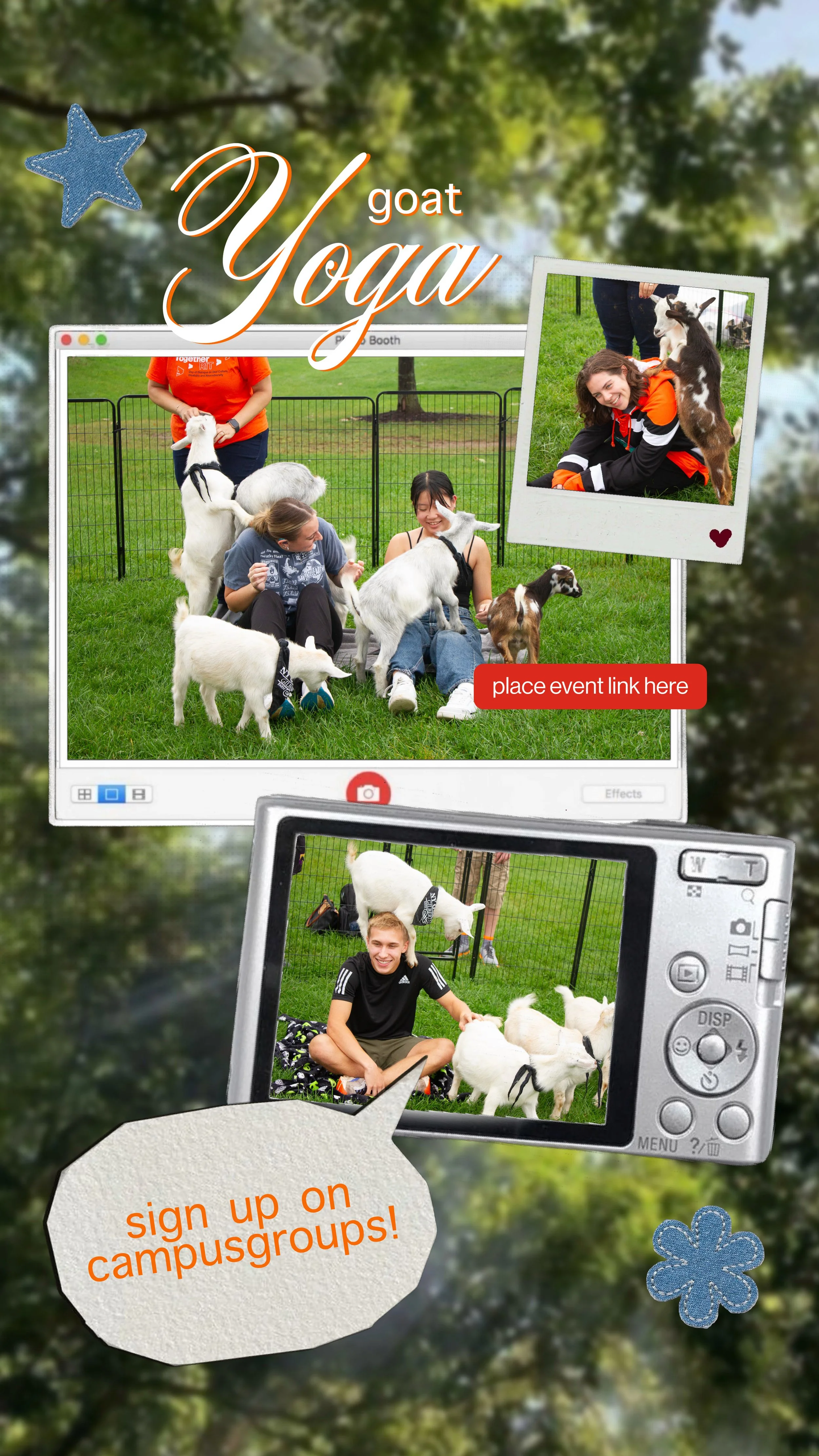 Goat Yoga Interactive Story Instagram Social Media Post