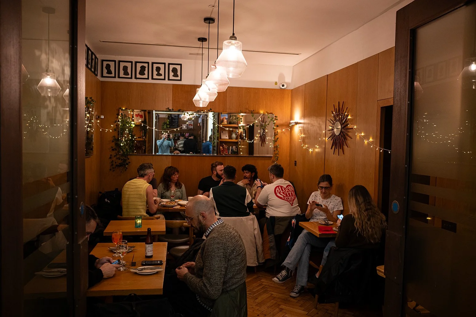 Guests enjoying a Mediterranean dining experience created by Monsieur Bou.