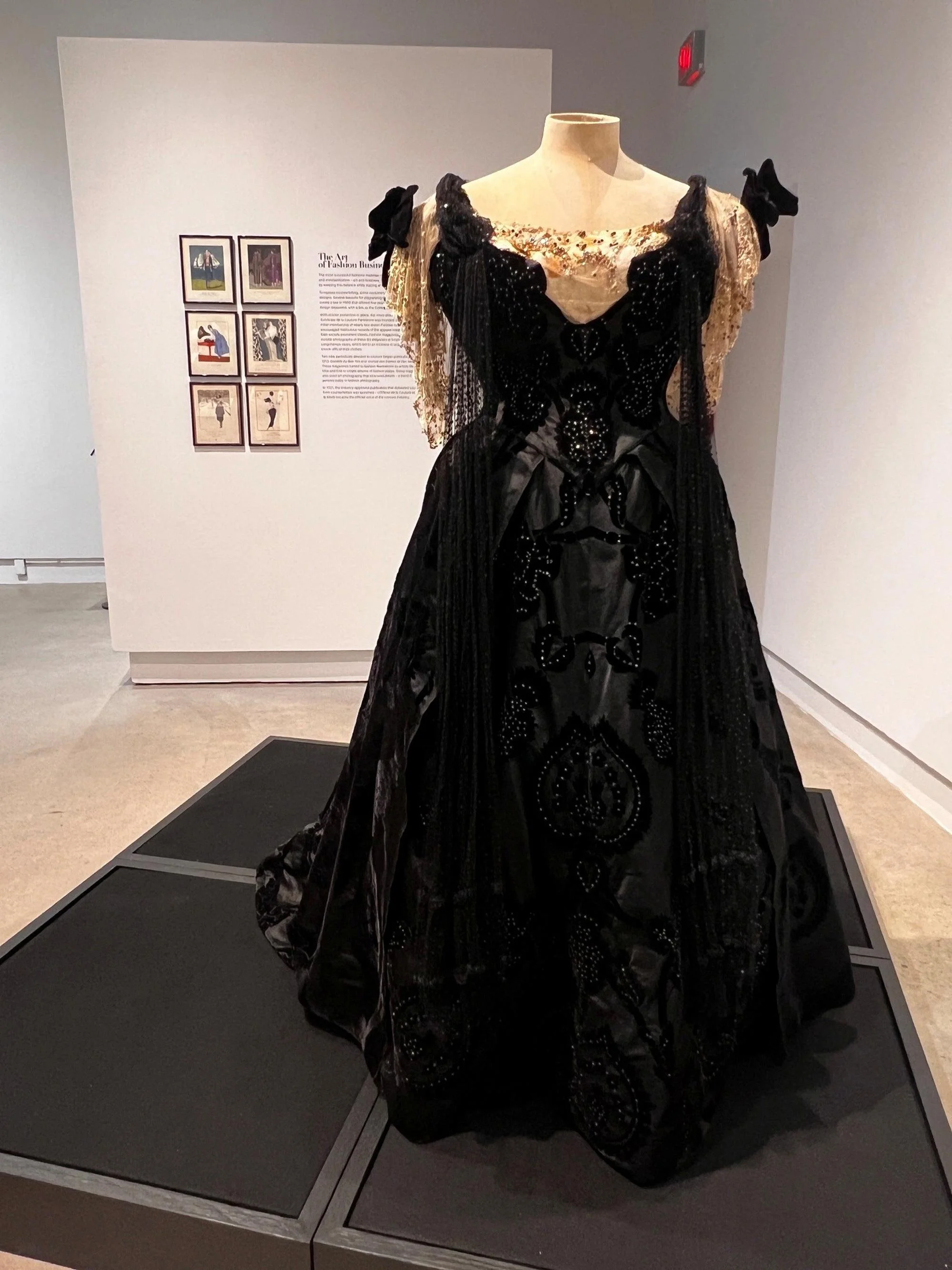 View of the exhibition: Made in France: French Fashion from the 1870s to 1970s