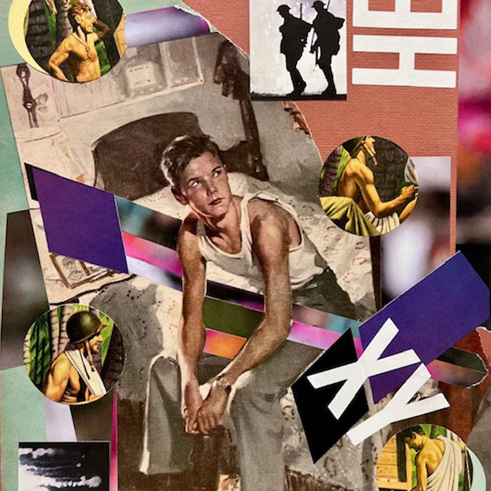 Artwork created in Casual Collage Collective session.